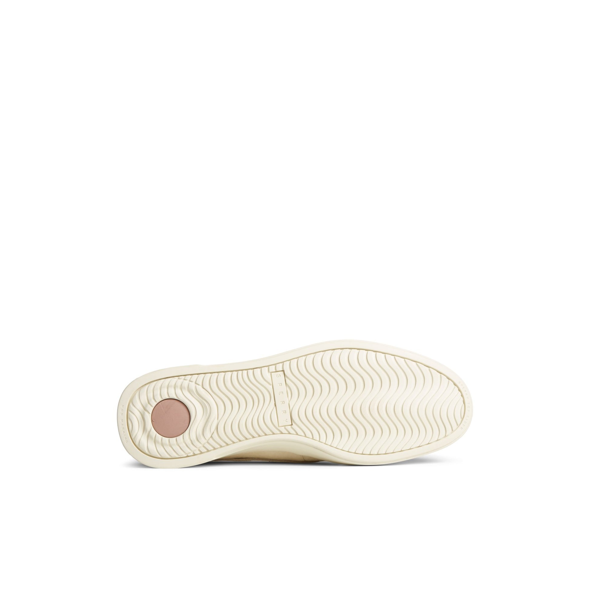 View of Bone Gold Cup™ Authentic Original™ PLUSHWAVE™ Cup Boat Shoe Loafer Boat Shoe's sole