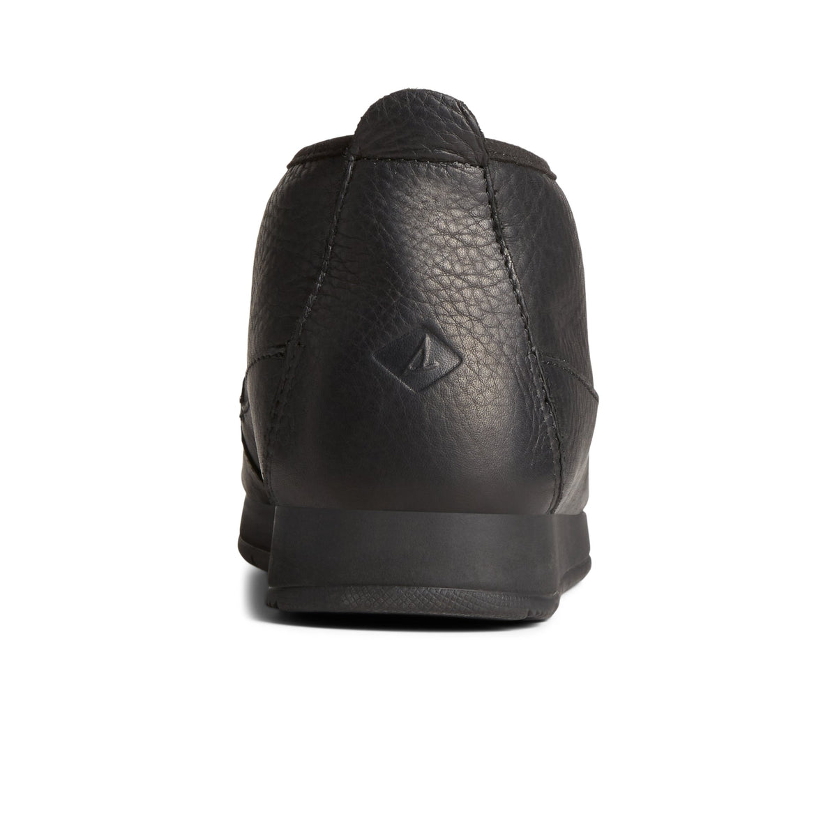 Close-up of the Black Moc-Sider Chukka Moccasin Chukka
