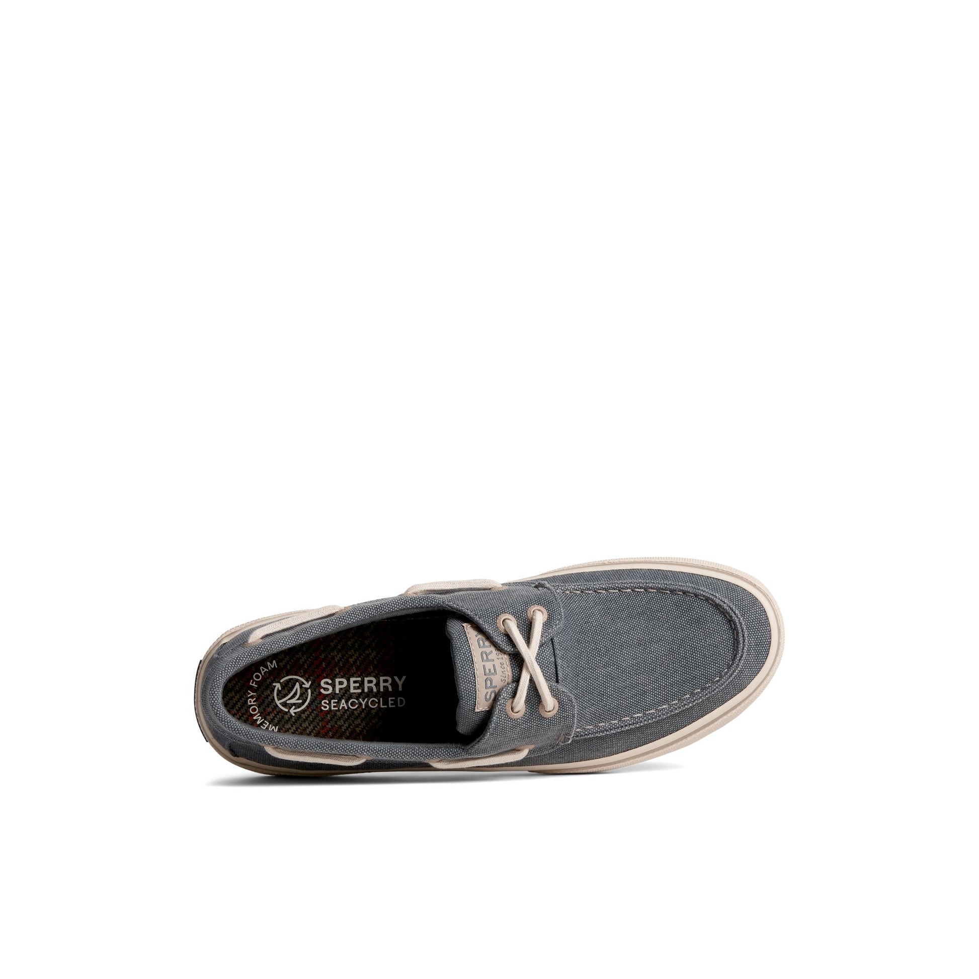 Top-down view of the Blue Halyard 2-Eye Boat Shoe