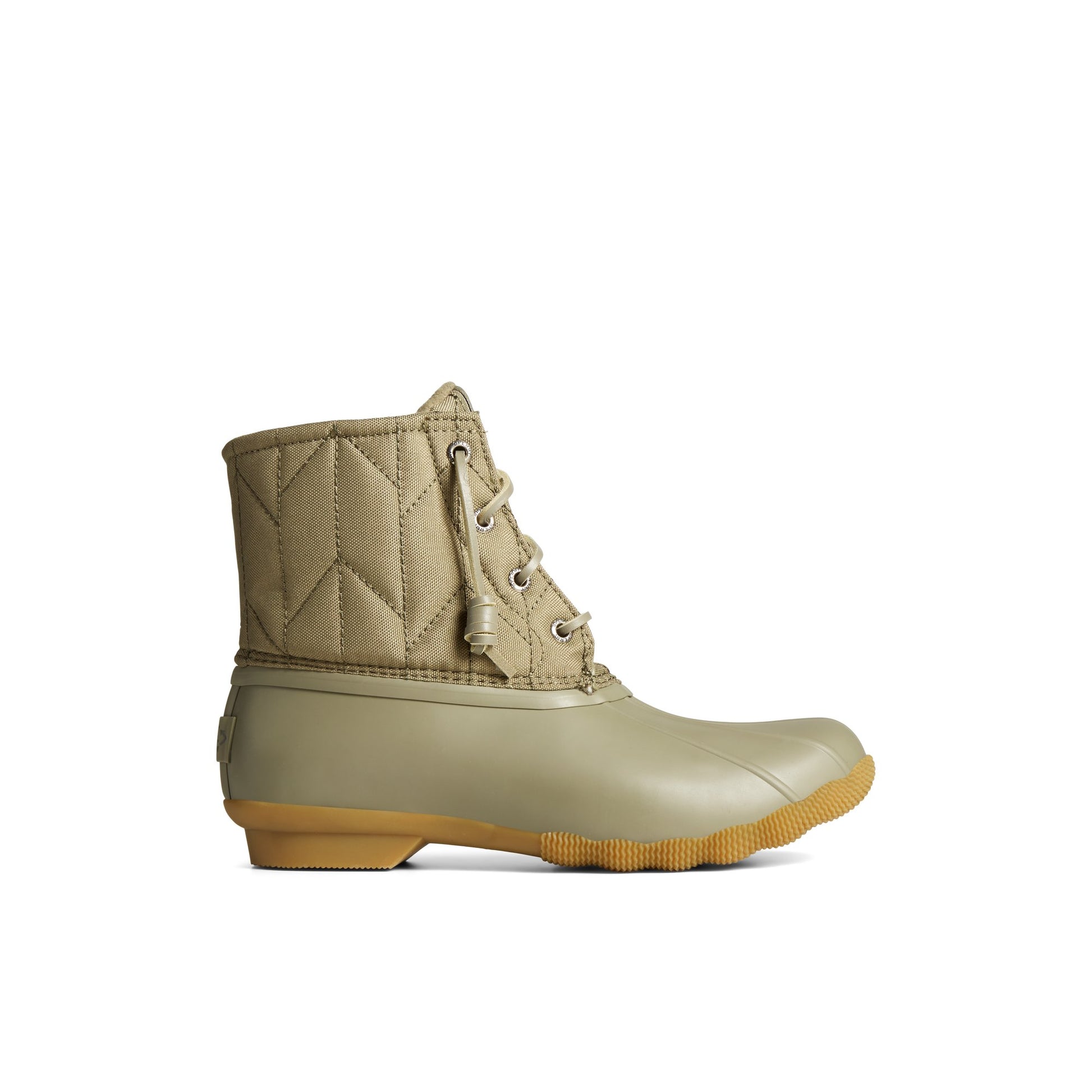 Main View of Green SeaCycled™ Saltwater™ Nylon Duck Boot Duck Boots for Womens