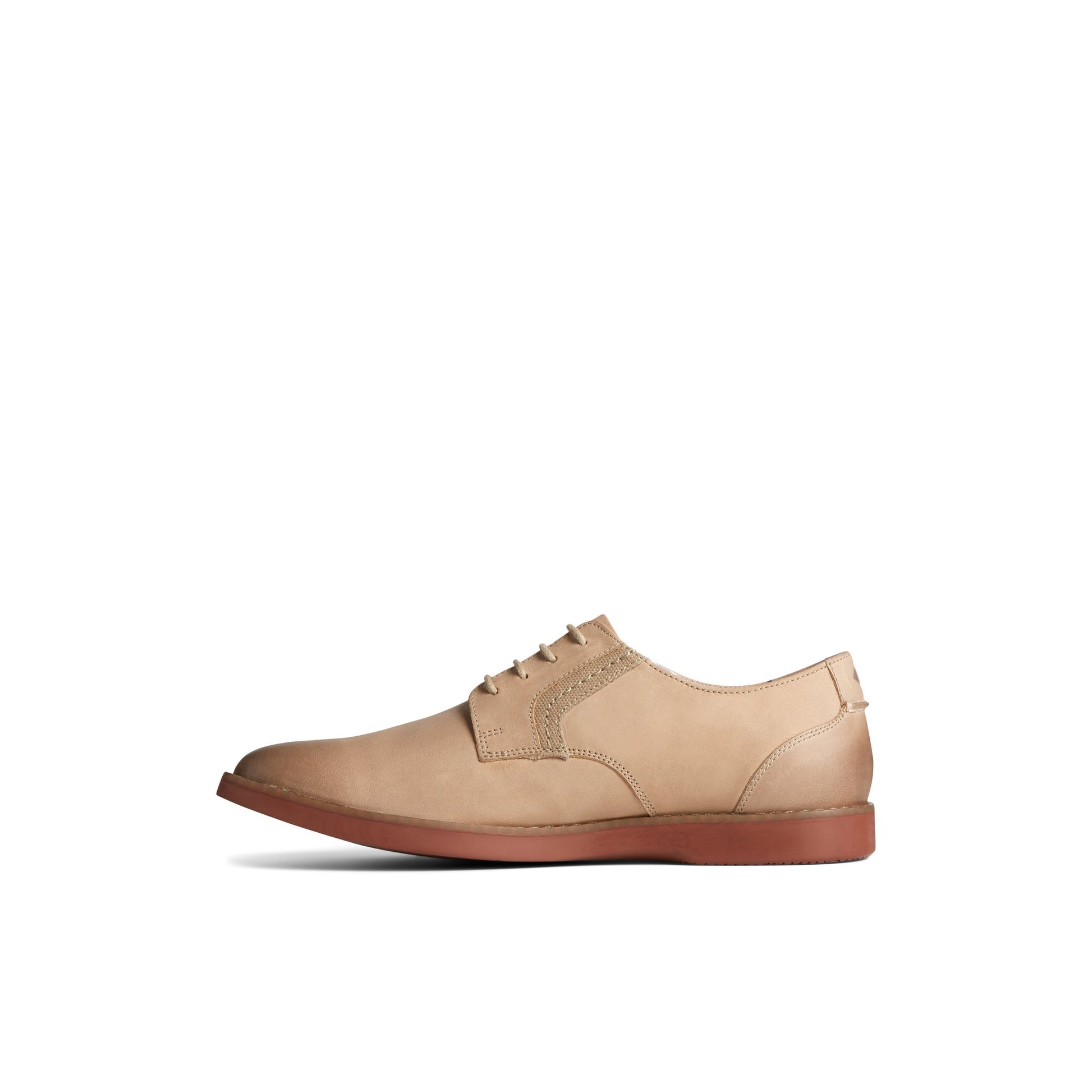 Side view of Medium Beige Newman Oxford Dress Shoe Oxford Dress Shoes