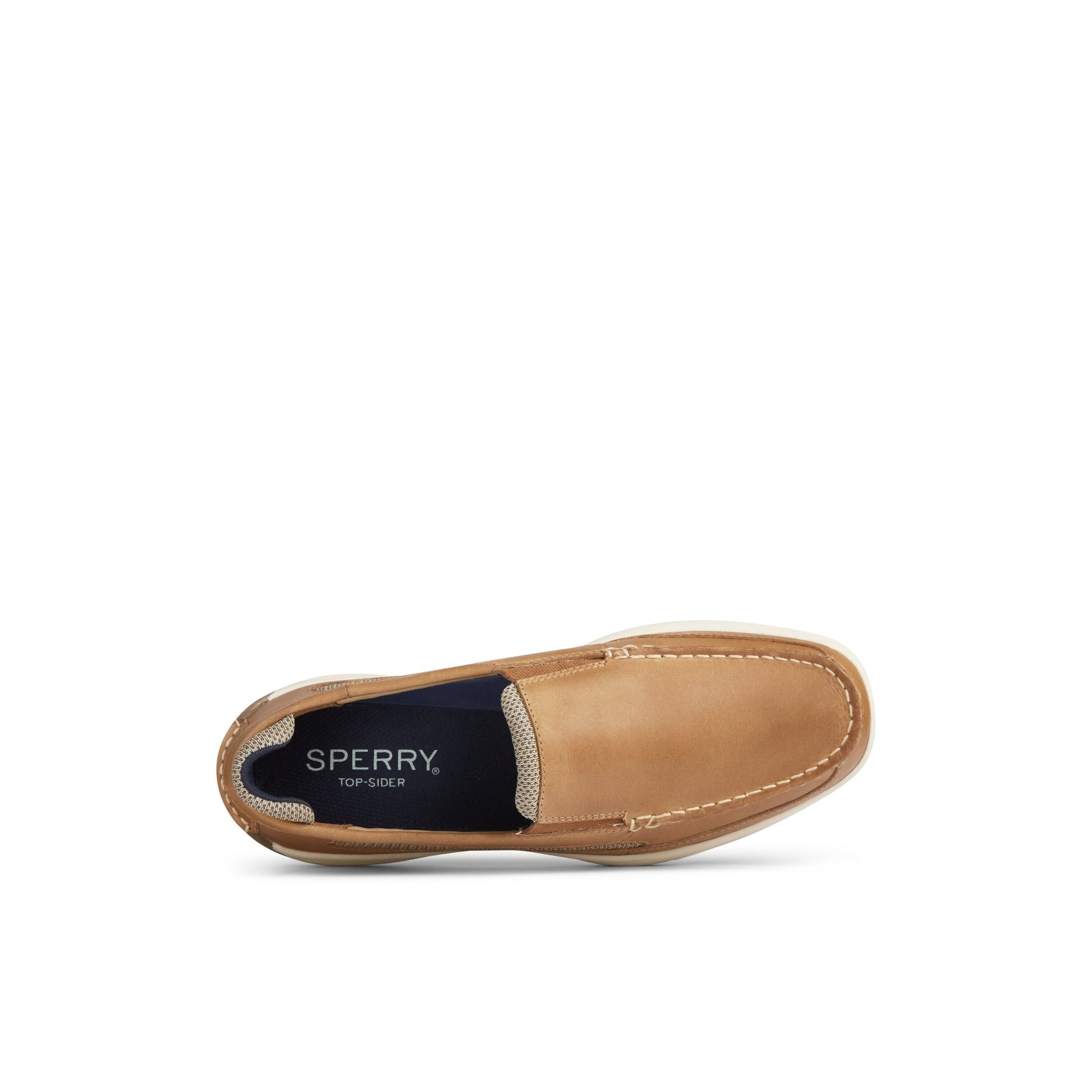 Top-down view of the White Intrepid Loafer Casual Loafers