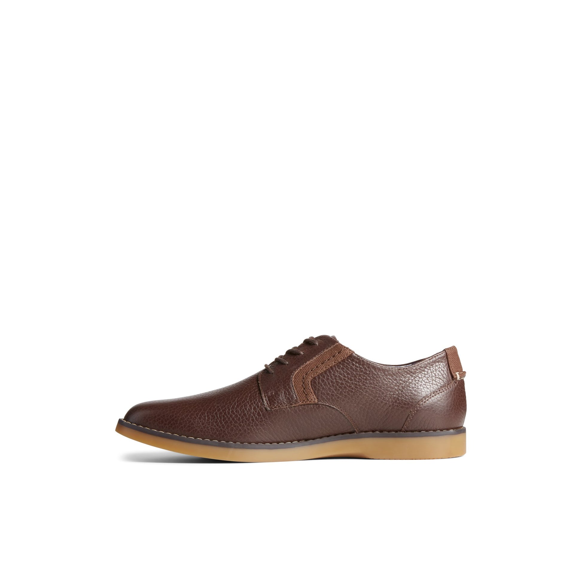 Side view of Brown Newman Oxford Dress Shoe Oxford Dress Shoes