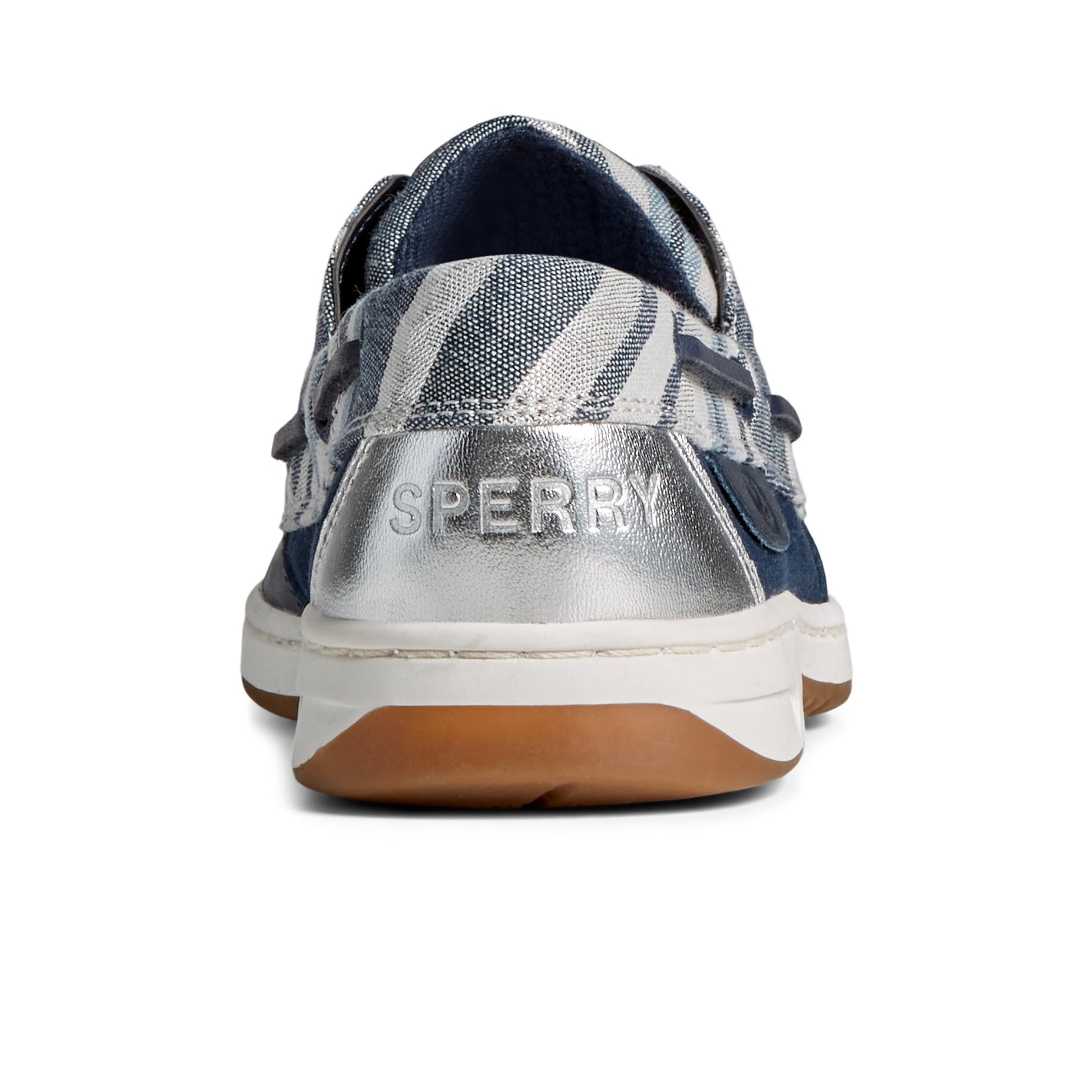 Close-up of the Navy Bluefishlurx_wm Boat Shoes