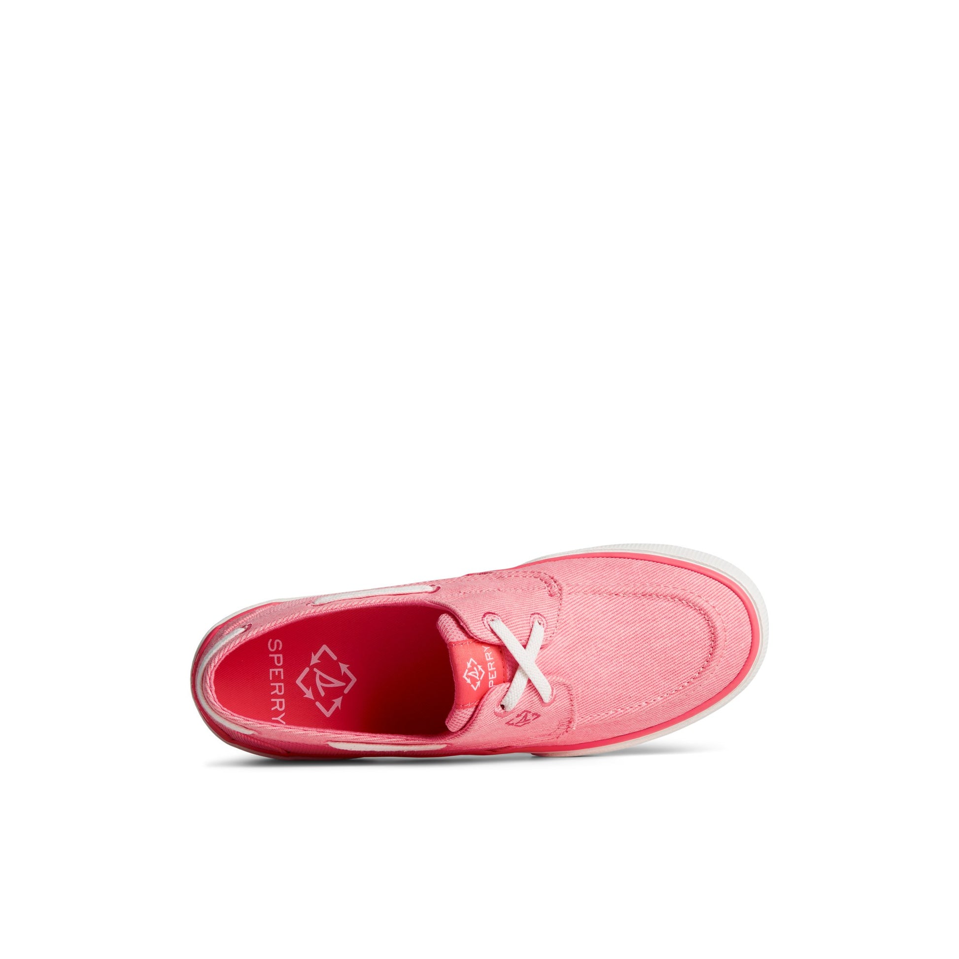 Top-down view of the Medium Red Pierwave Boat Sneaker Boat Shoes