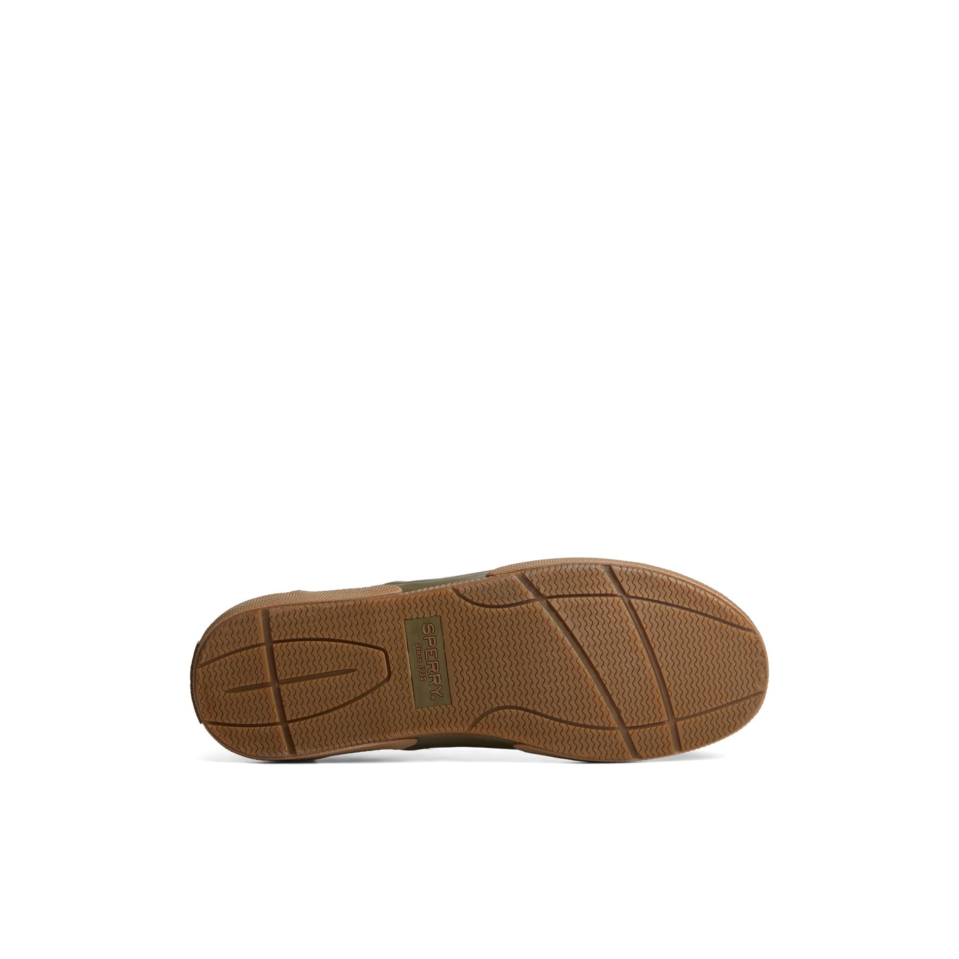 View of Medium Green Halyard CVO Sneaker 's sole