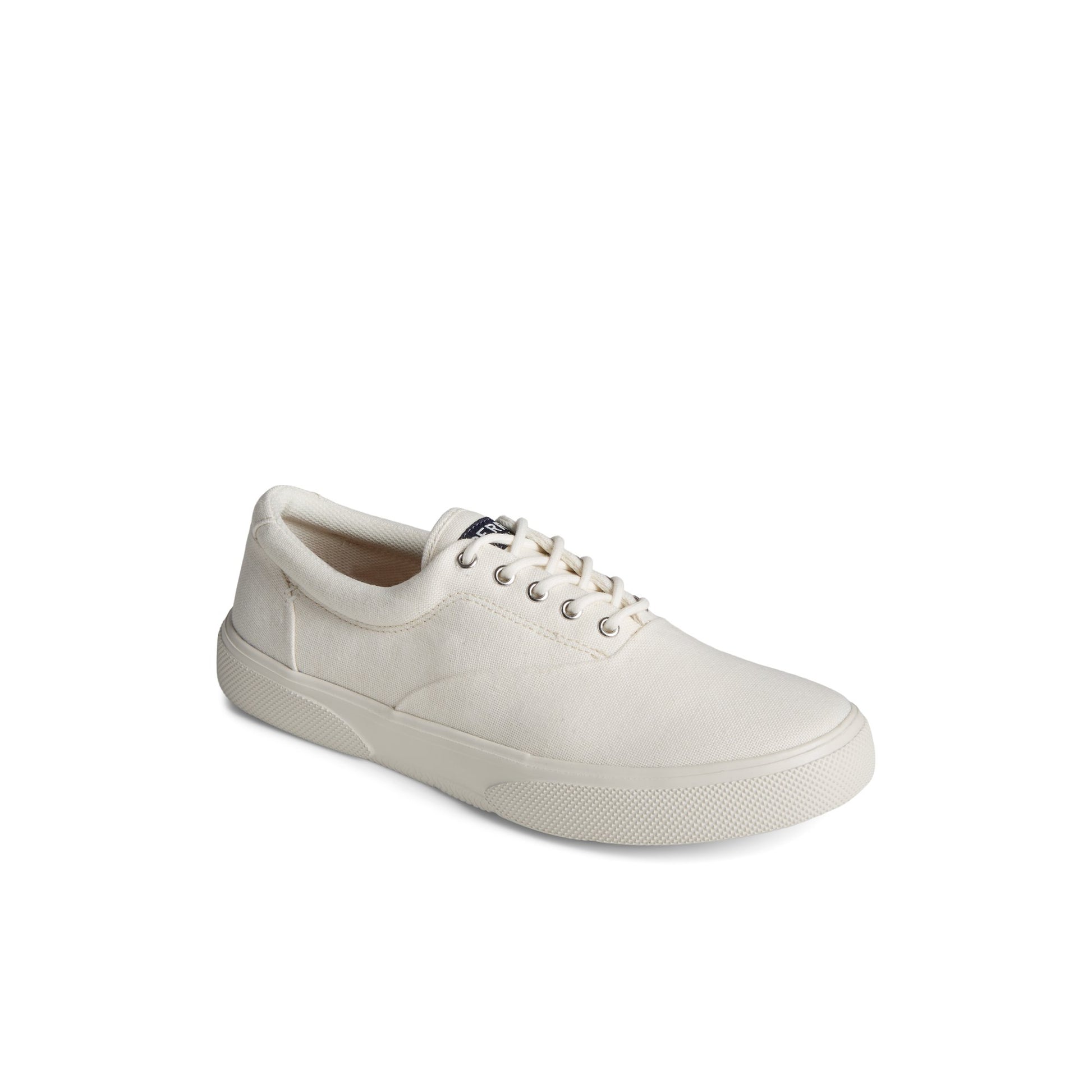 Three-quarter angle of Natural Halyard CVO Sneaker 's front side