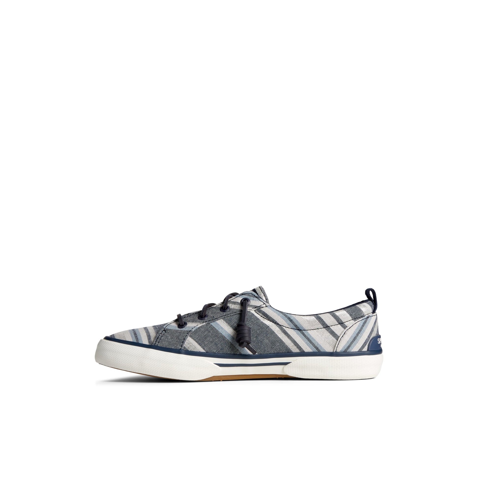 Side view of Navy Pier Wave Lace to Toe Sneaker