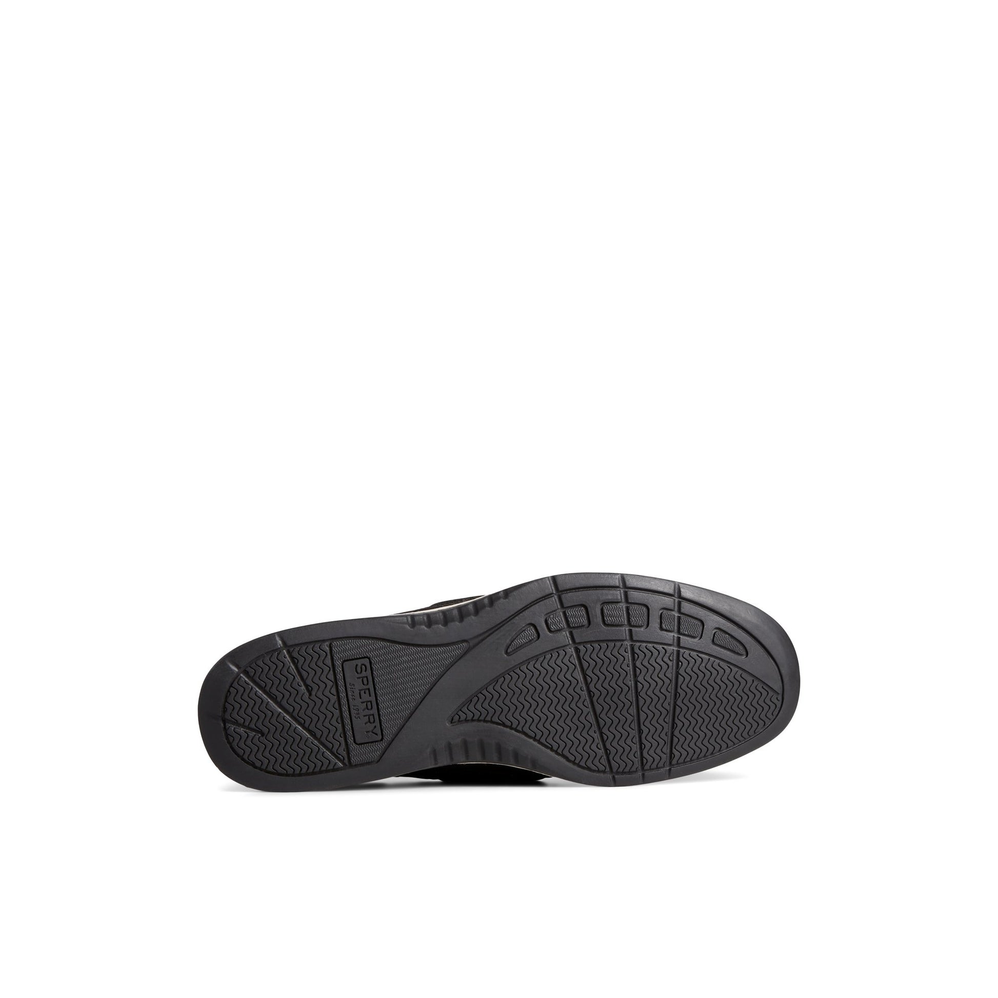 View of Black Bluefish Boat Shoe 's sole