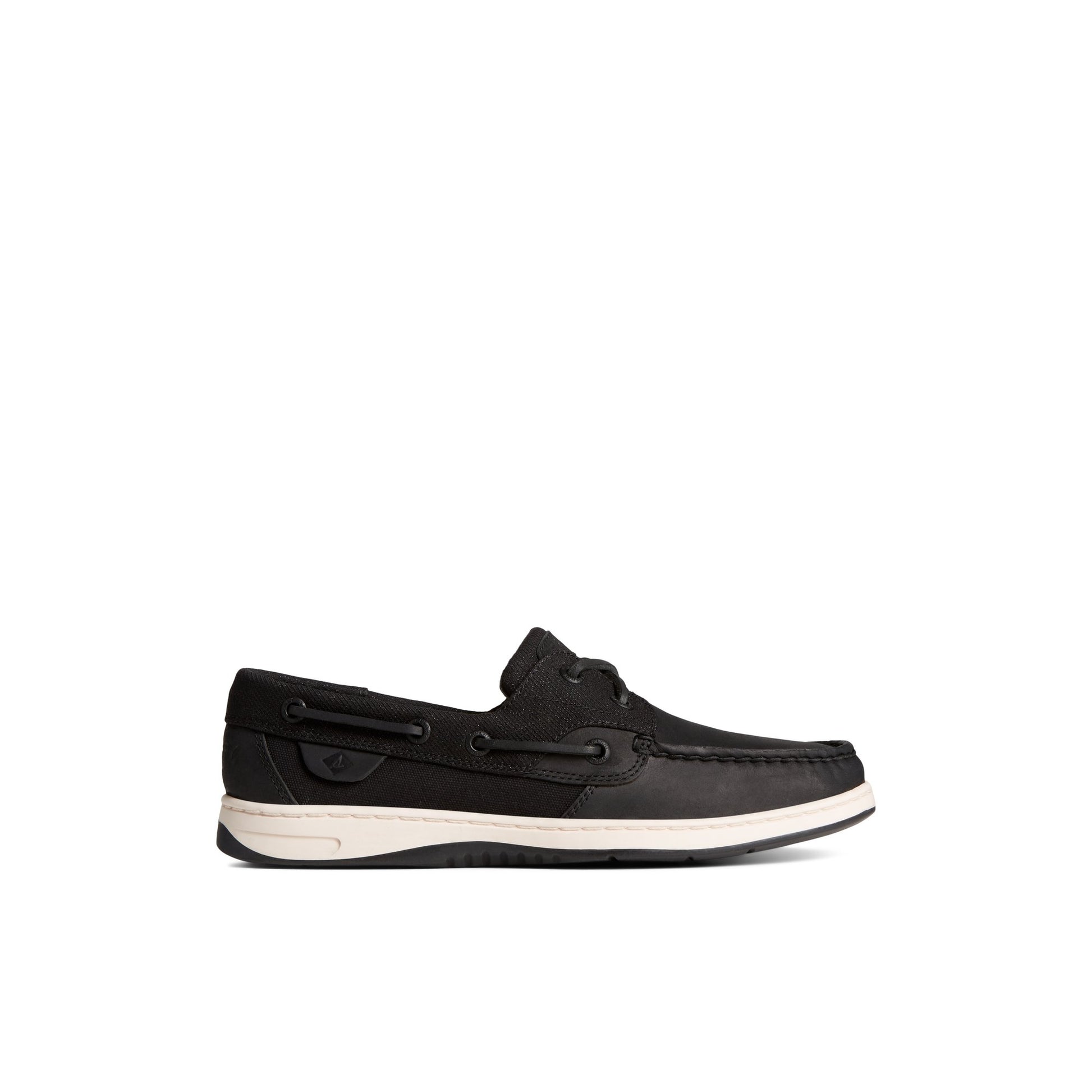 Main View of Black Bluefish Boat Shoe  for Womens