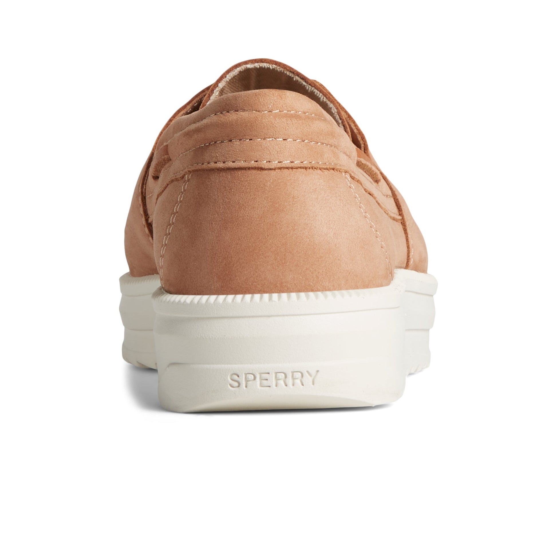 Close-up of the Medium Beige Cruiseplushl_ww Boat Shoes