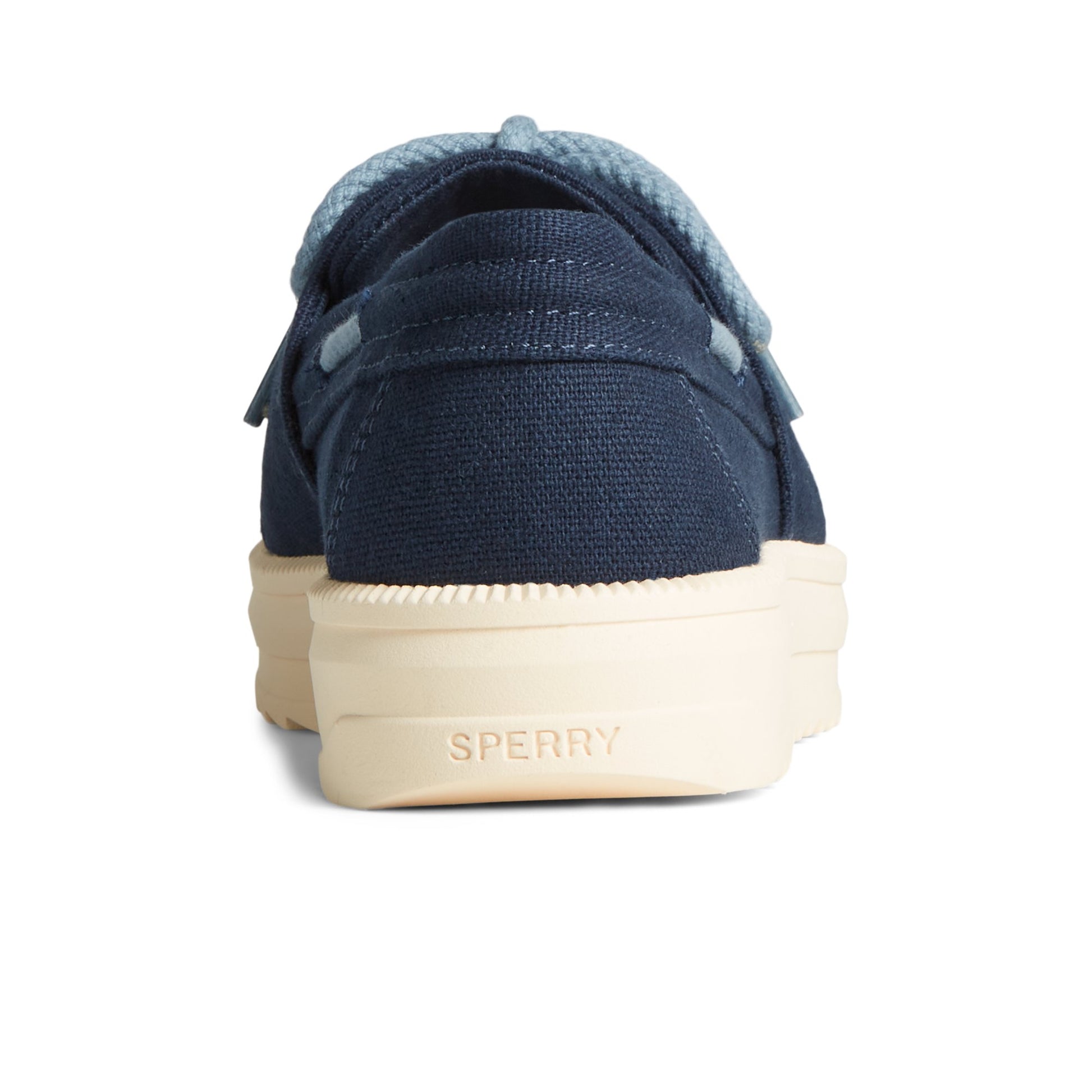 Close-up of the Navy Cruise Plushwave Sneaker