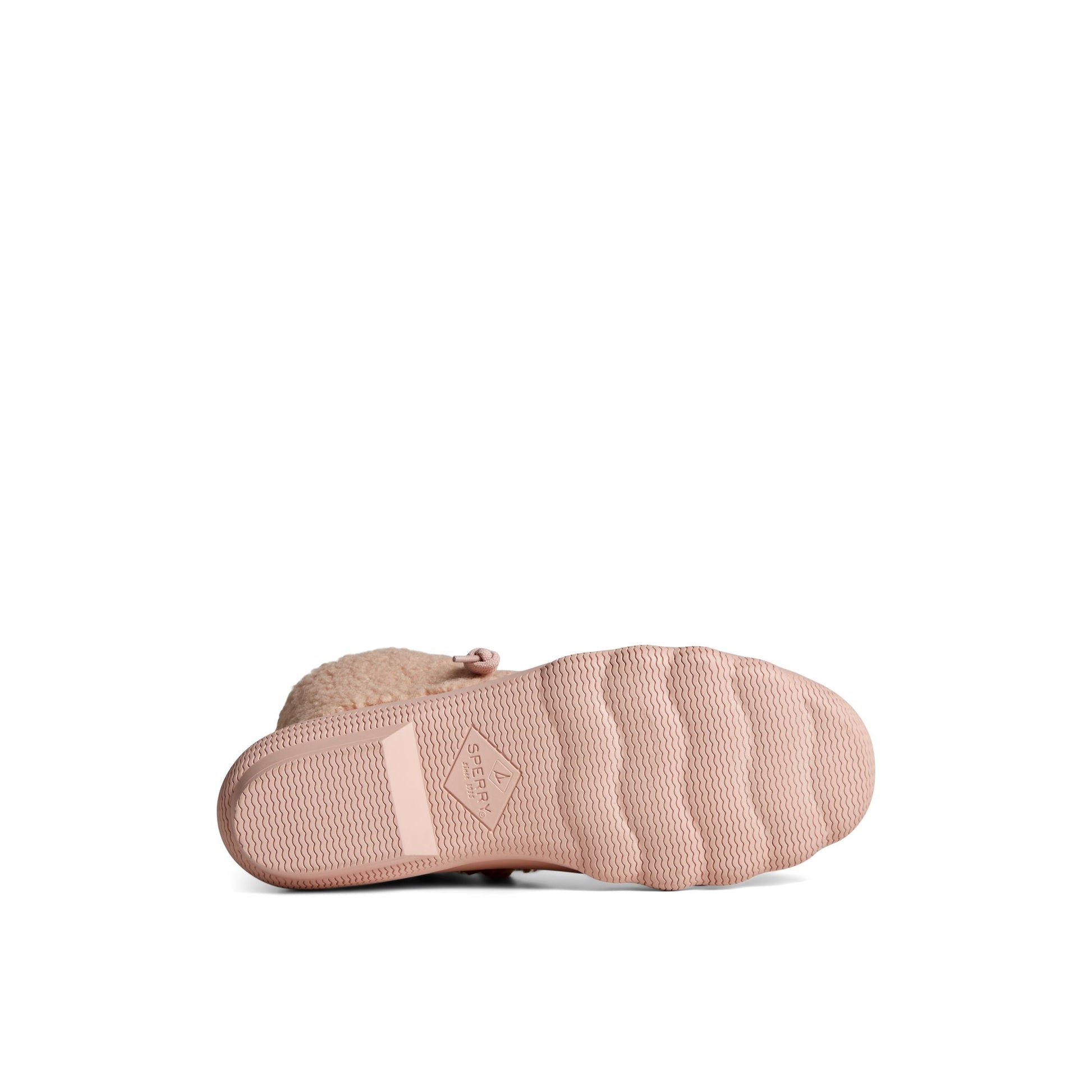 View of Medium Pink Syren Gulf Duck Boot Duck Boots's sole