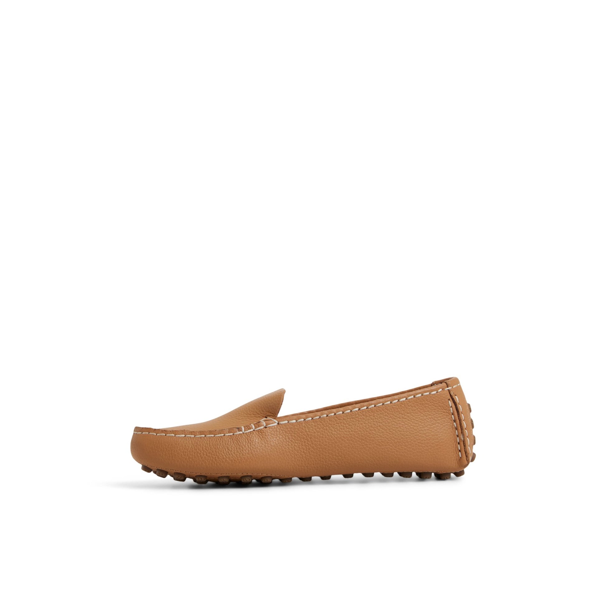 Three-quarter angle of Medium Beige Port Driver Loafers Driver Loafer Casual Shoes's back side