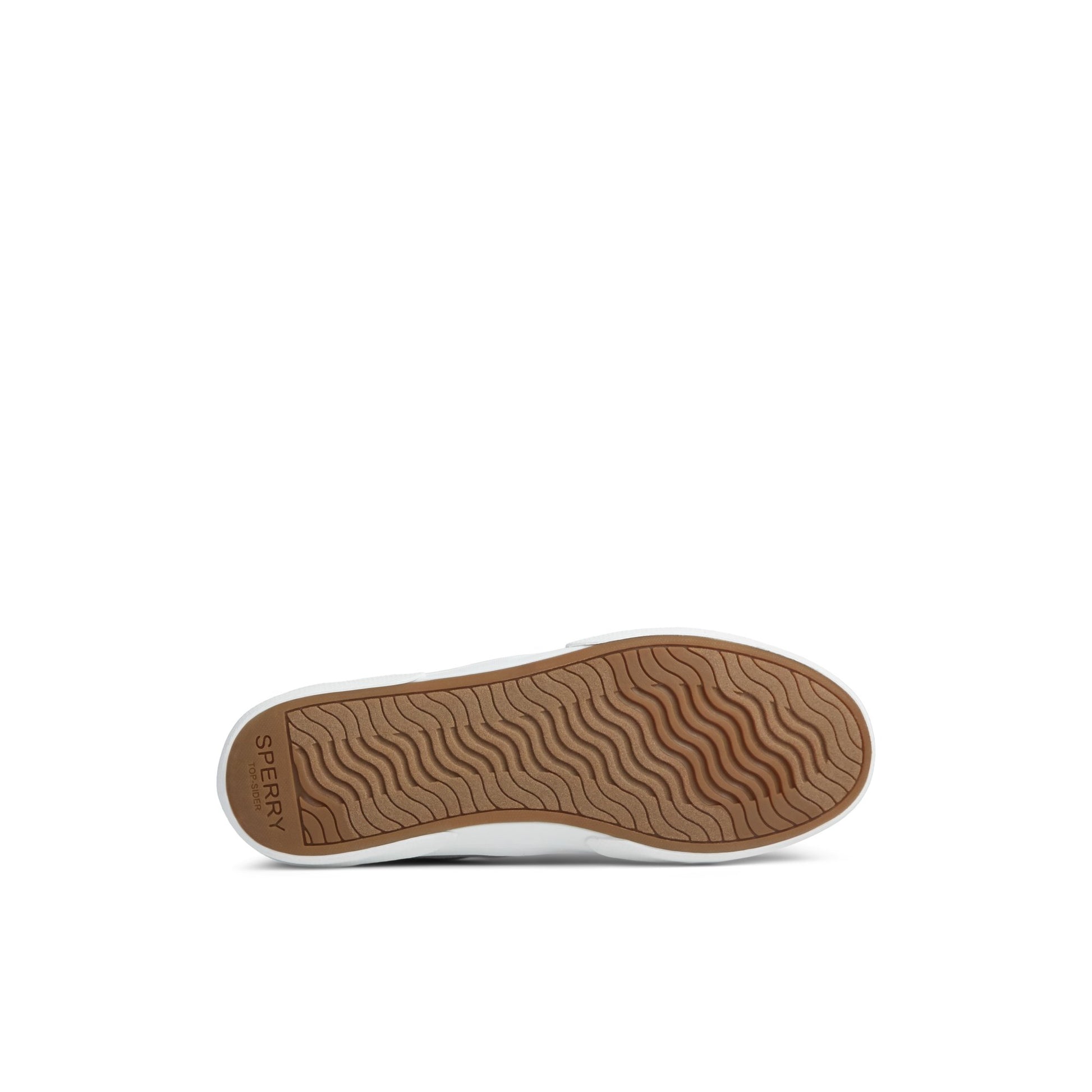 View of Grey Pier Wave Canvas Sneaker Vulcanized Sneaker's sole