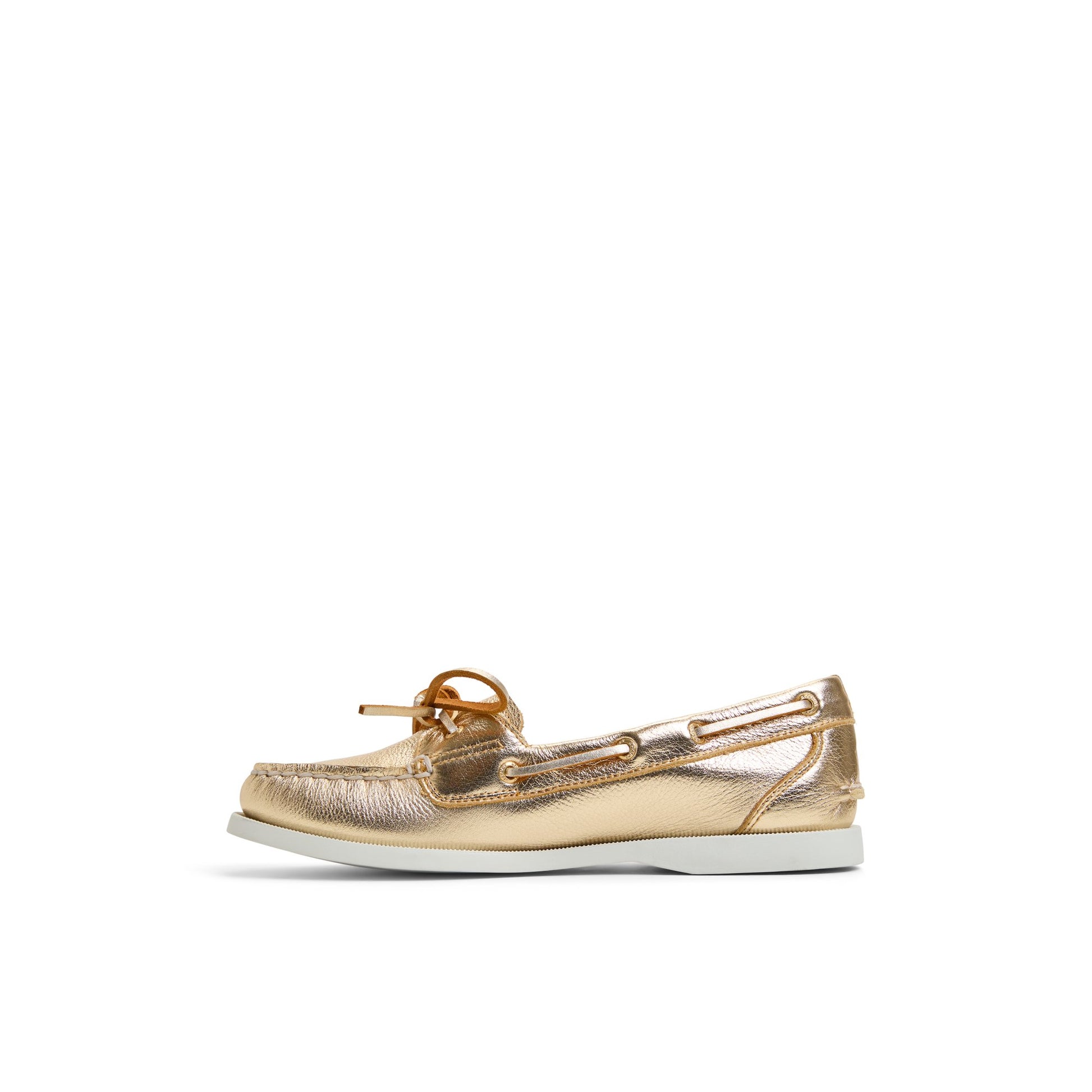 Three-quarter angle of Gold Authentic Original™ 1 Eye Boat Shoe Boat Shoes's back side
