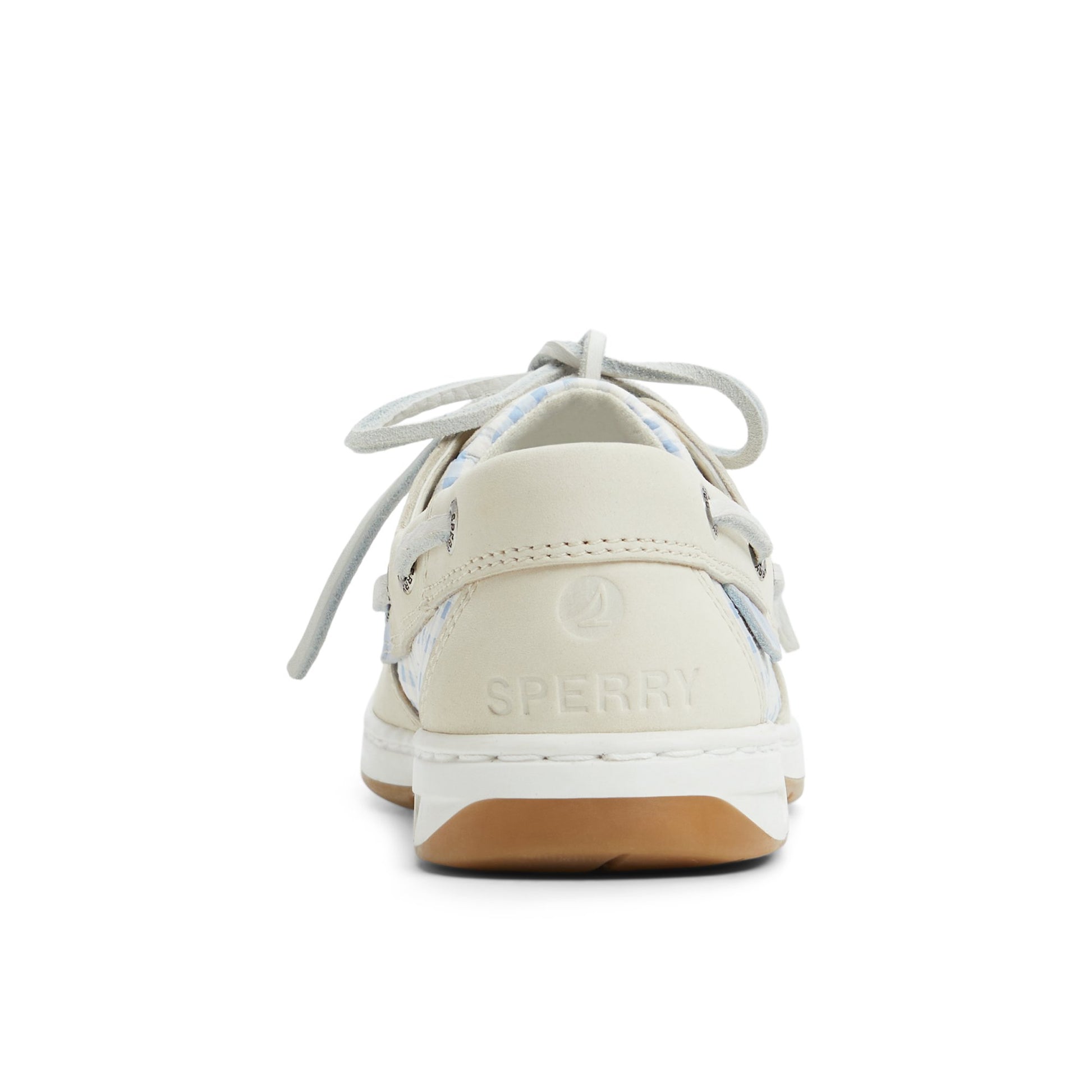 Three-quarter angle of Light/pastel blue Bluefish 2 Eye Boat Shoe Boat Shoes's front side