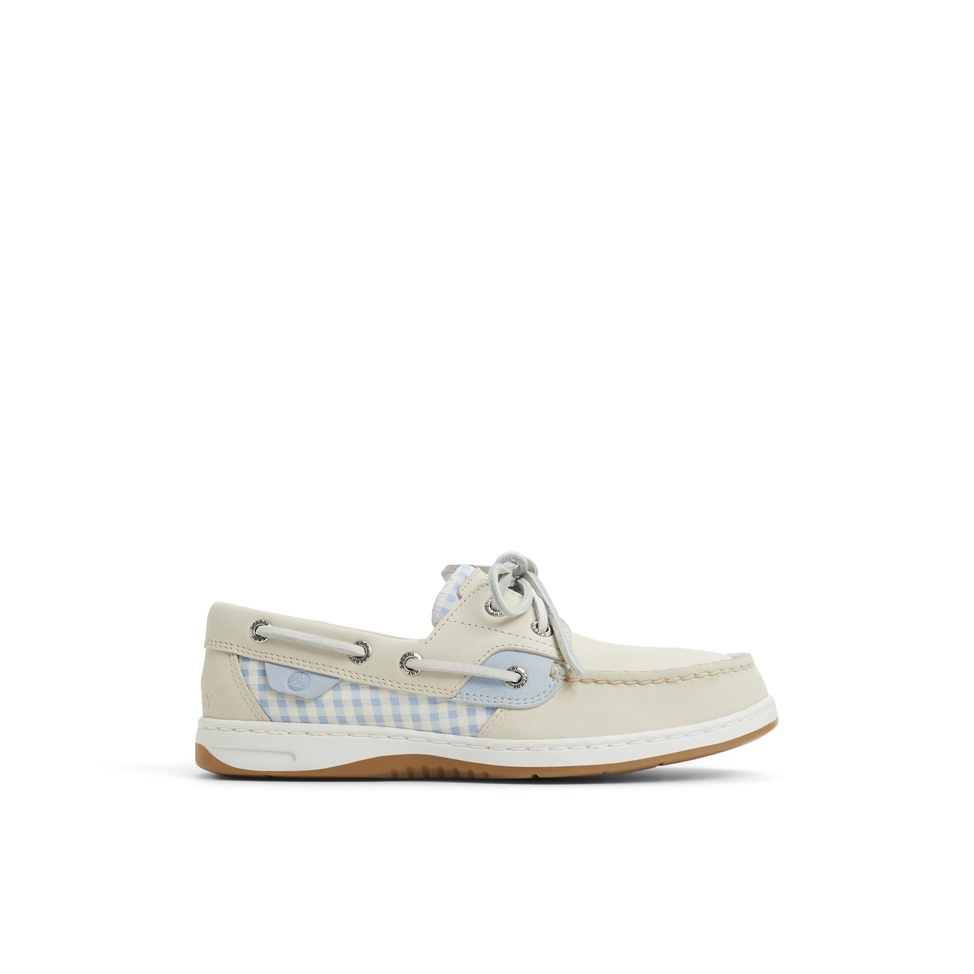 Main View of Light/pastel blue Bluefish 2 Eye Boat Shoe Boat Shoes for Womens