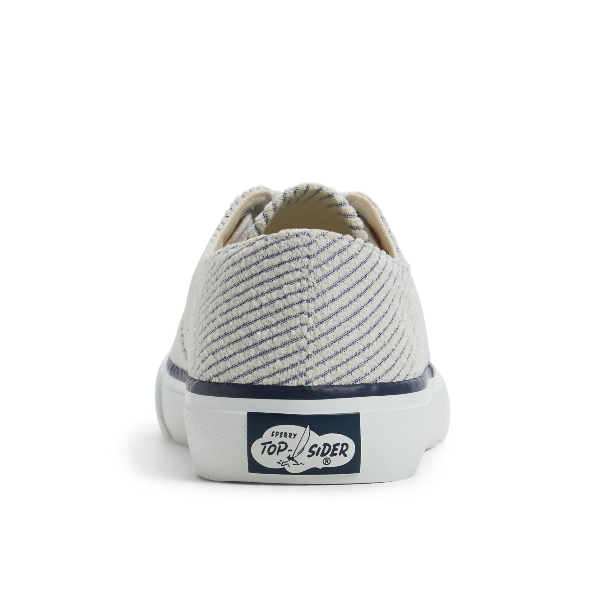 Three-quarter angle of White/blue Classic CVO Sneaker Low Top Sneakers's front side