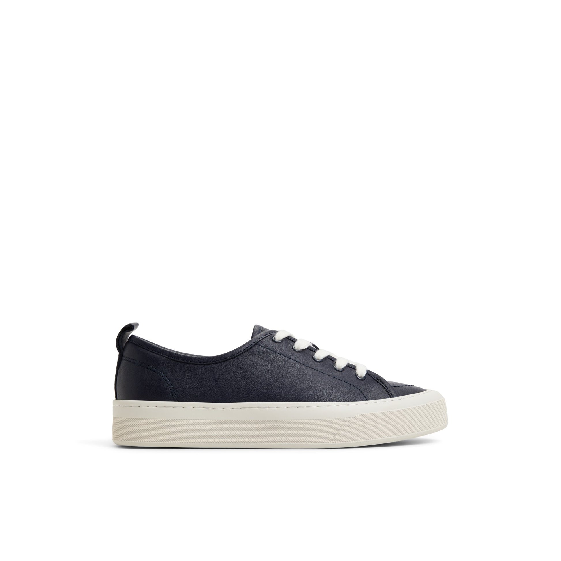 Main View of Navy Candy Lace-To-Toe Sneaker Low Top Sneakers for Womens