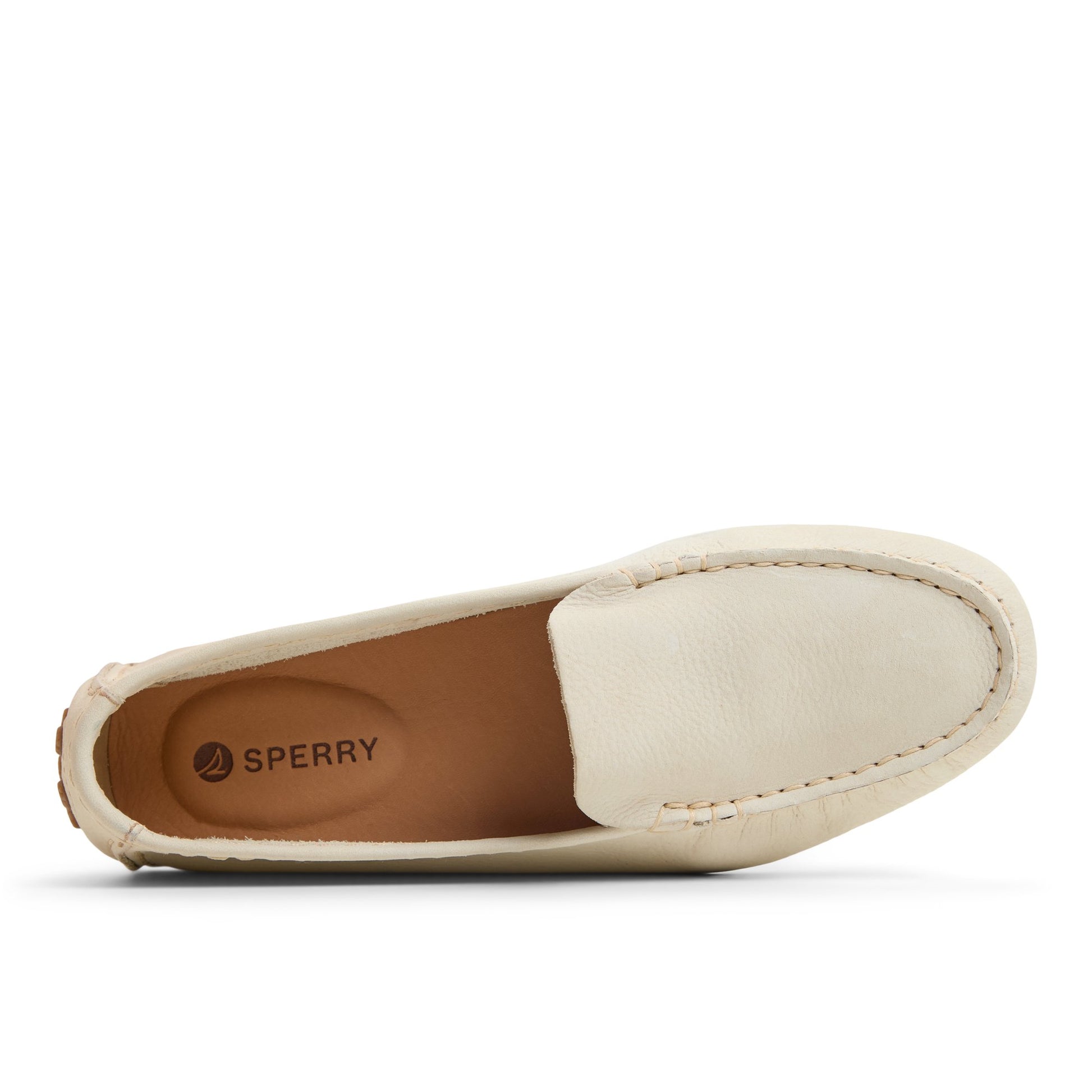 Top-down view of the Bone Port Driving Moccasin Loafers
