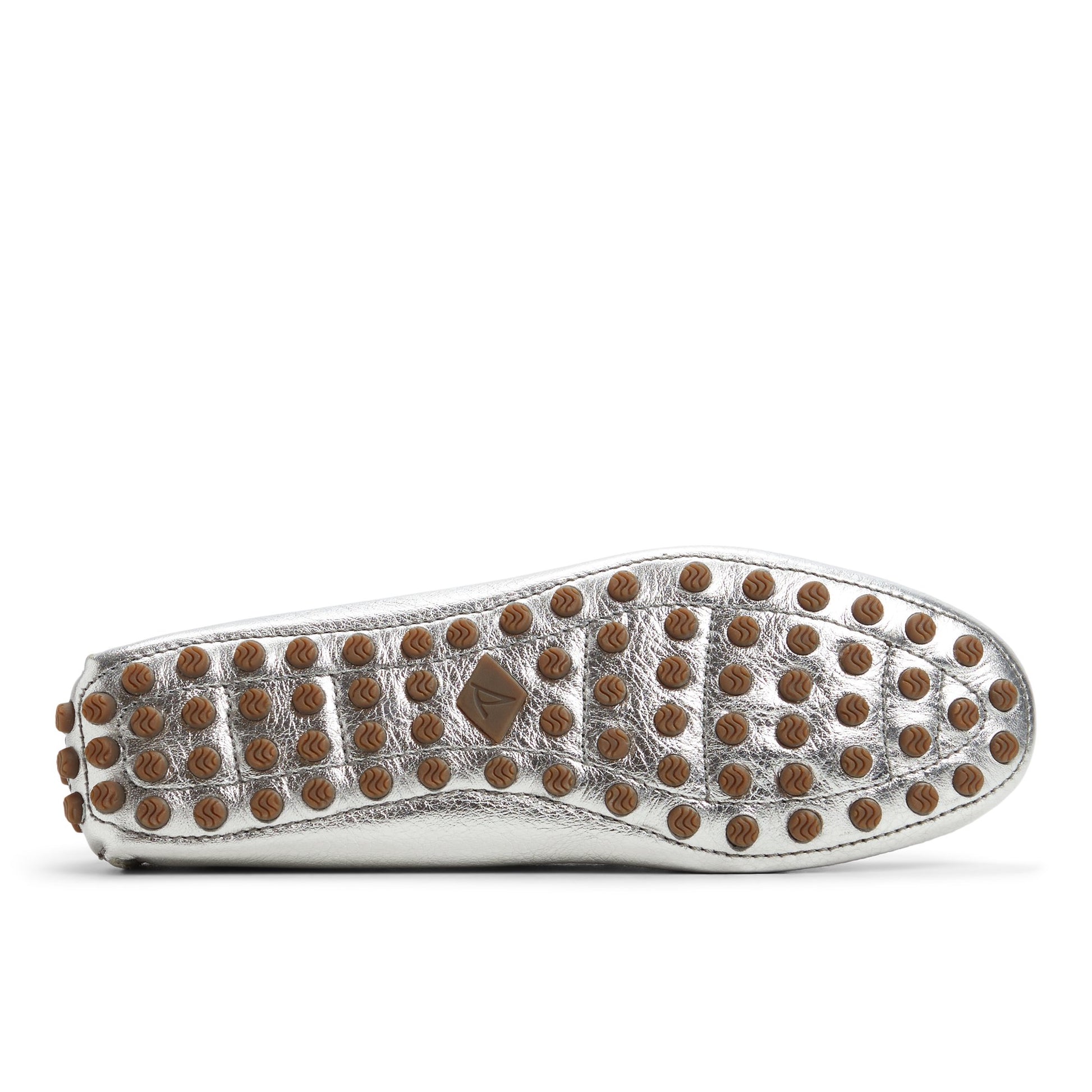 Close-up of the Silver Port Driving Moccasin Loafers