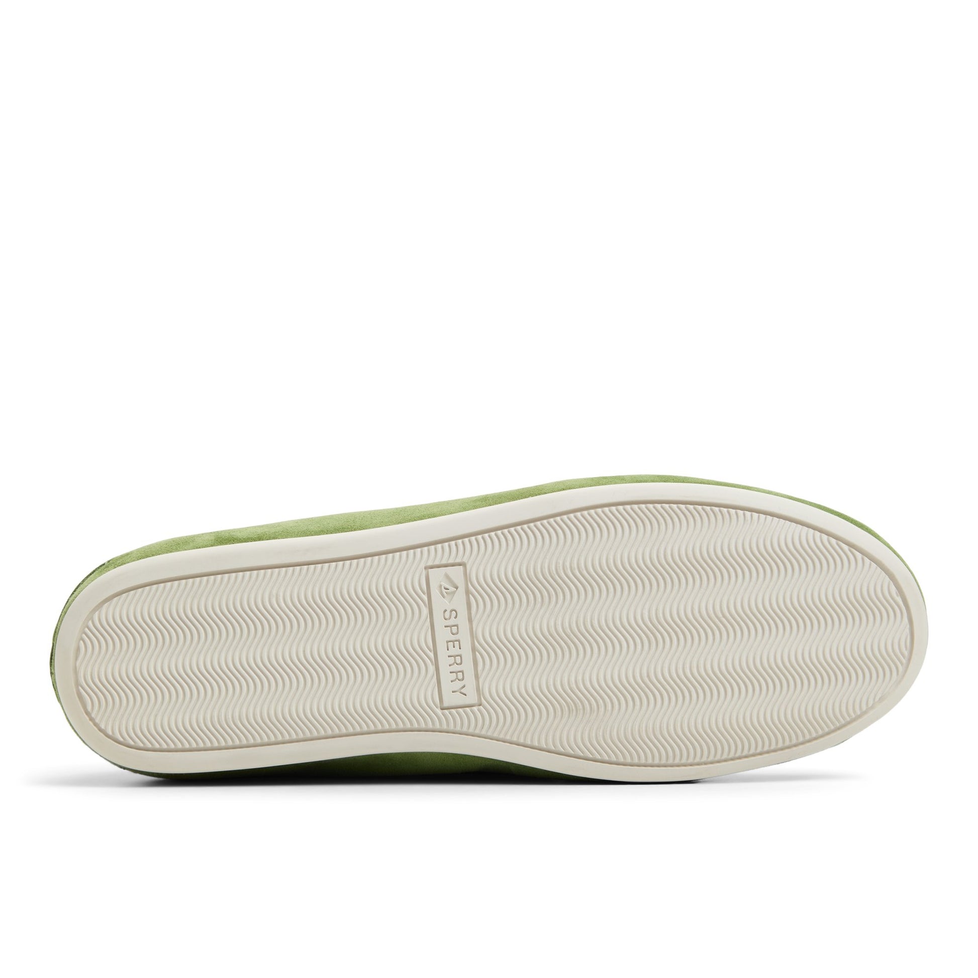 Close-up of the Olive Slim Boat Shoe Boat Shoes