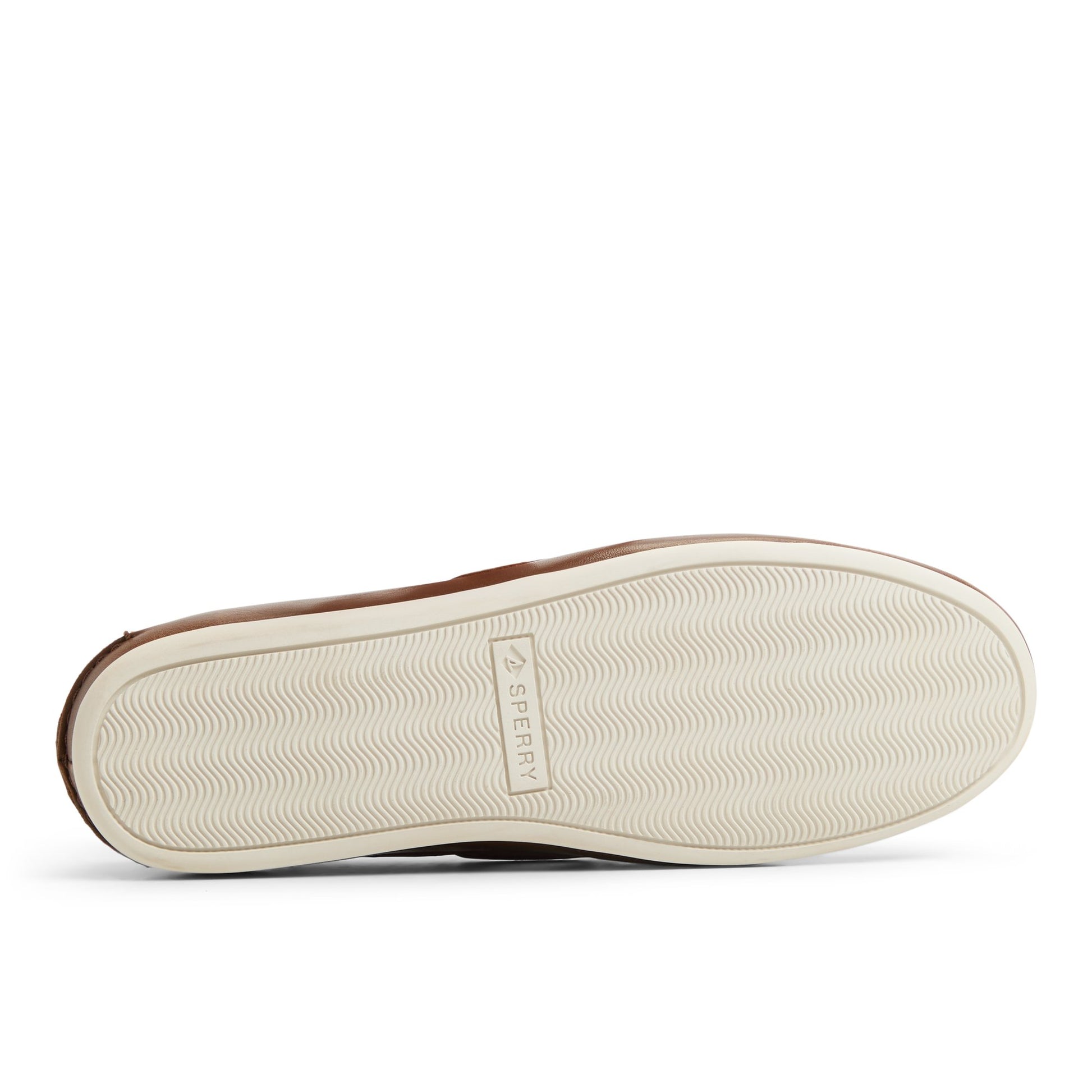 Close-up of the Tan Slim Boat Shoe Boat Shoes