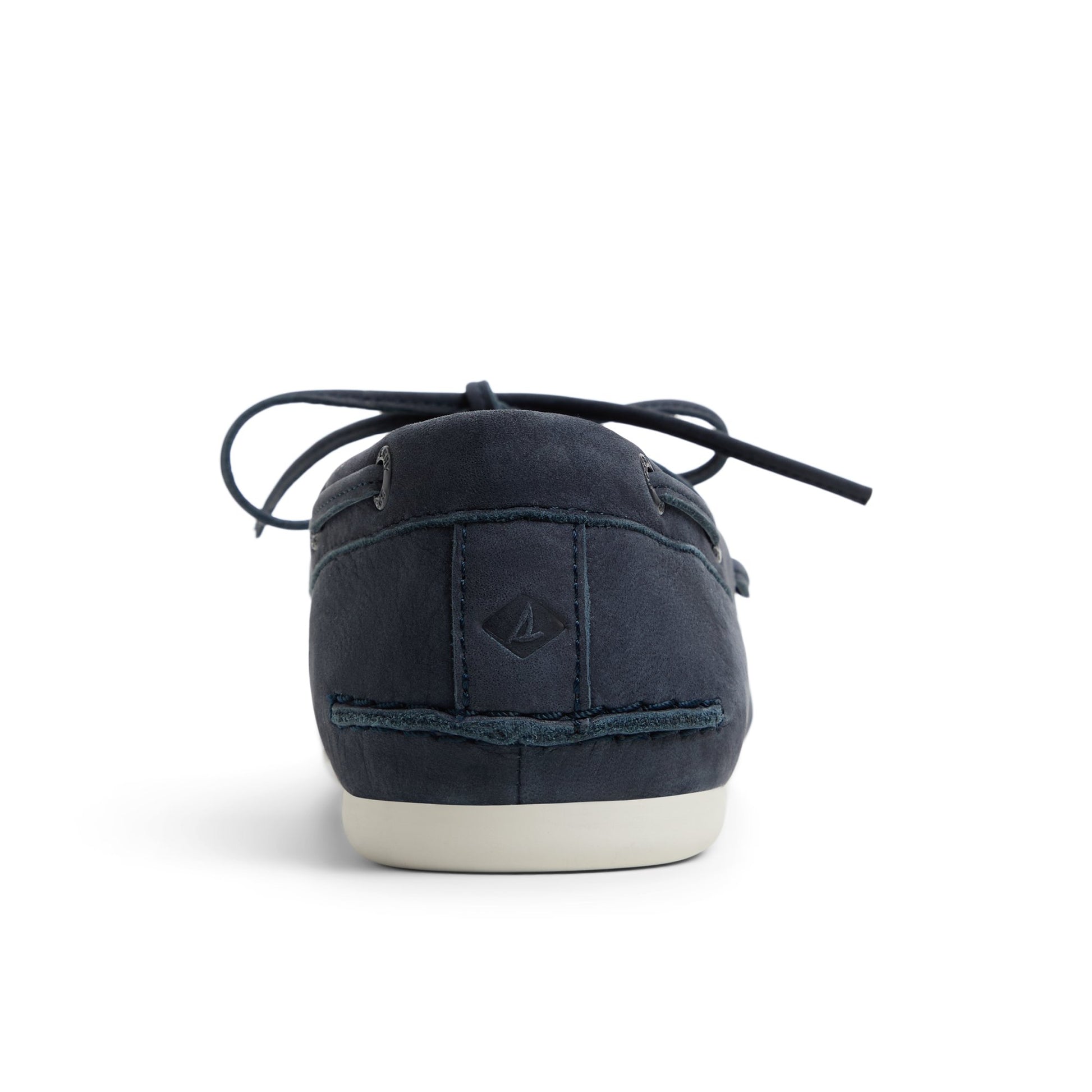 Three-quarter angle of Navy Slim Boat Shoe Boat Shoes's front side