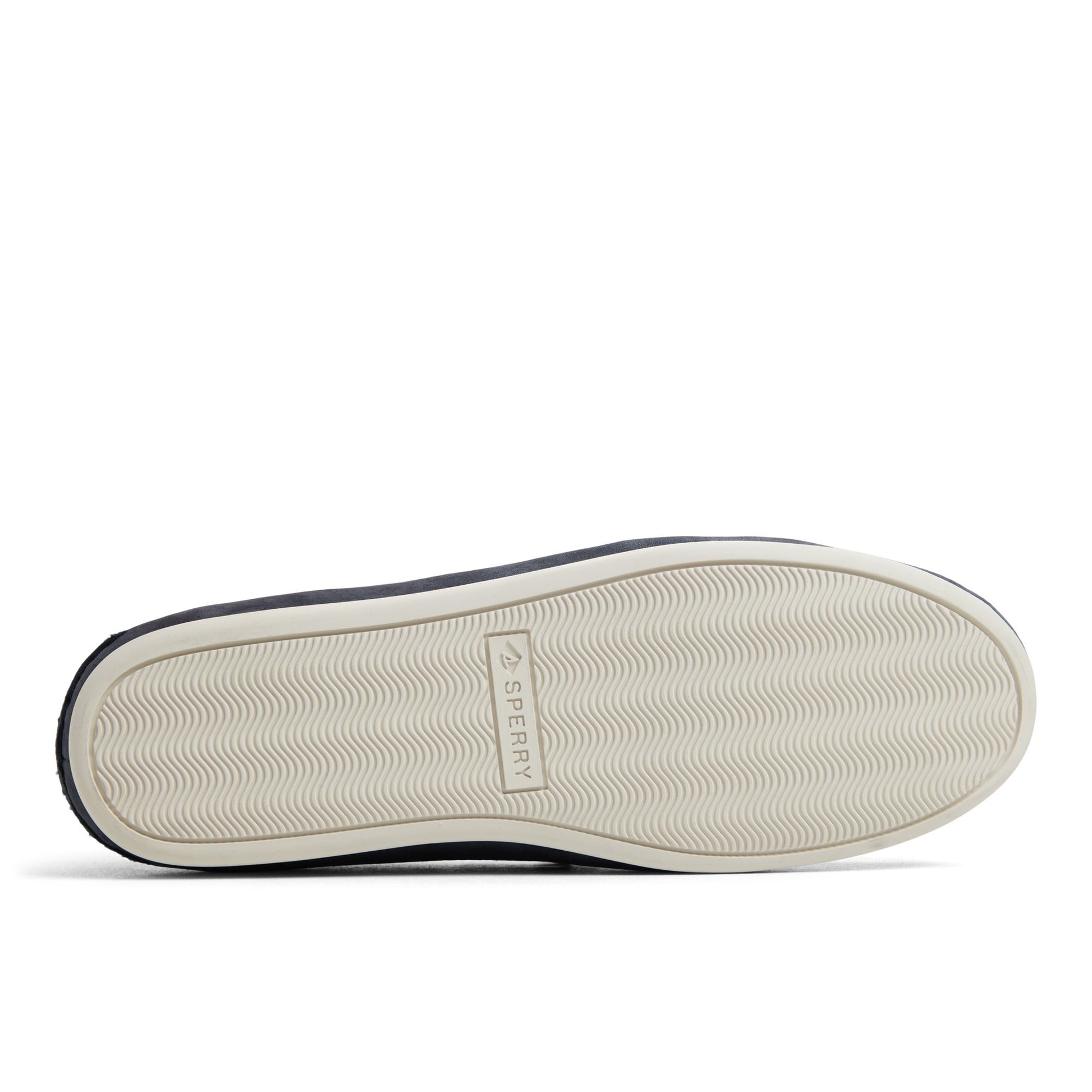Close-up of the Navy Slim Boat Shoe Boat Shoes