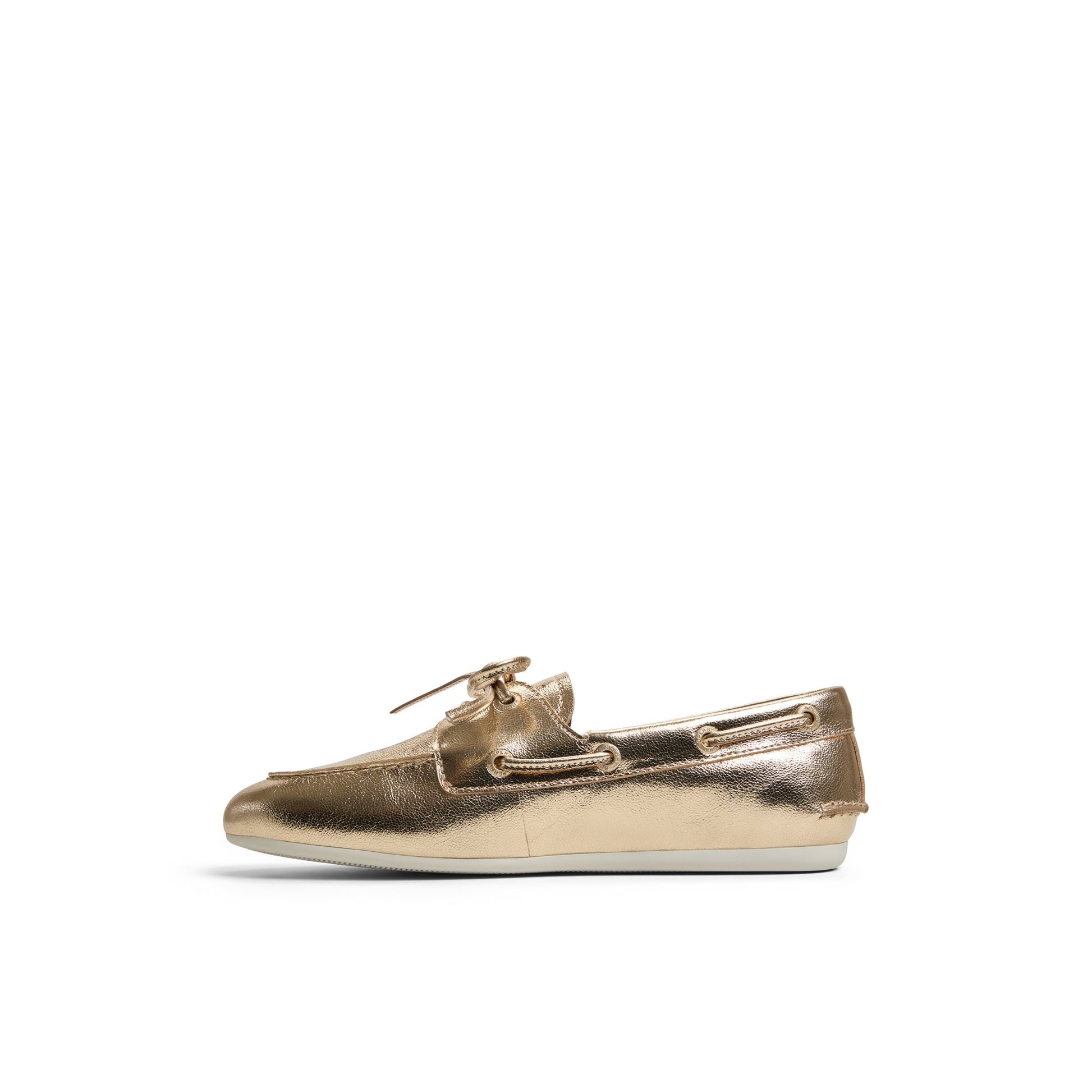 Three-quarter angle of Gold Slim Boat Shoe Boat Shoes's back side