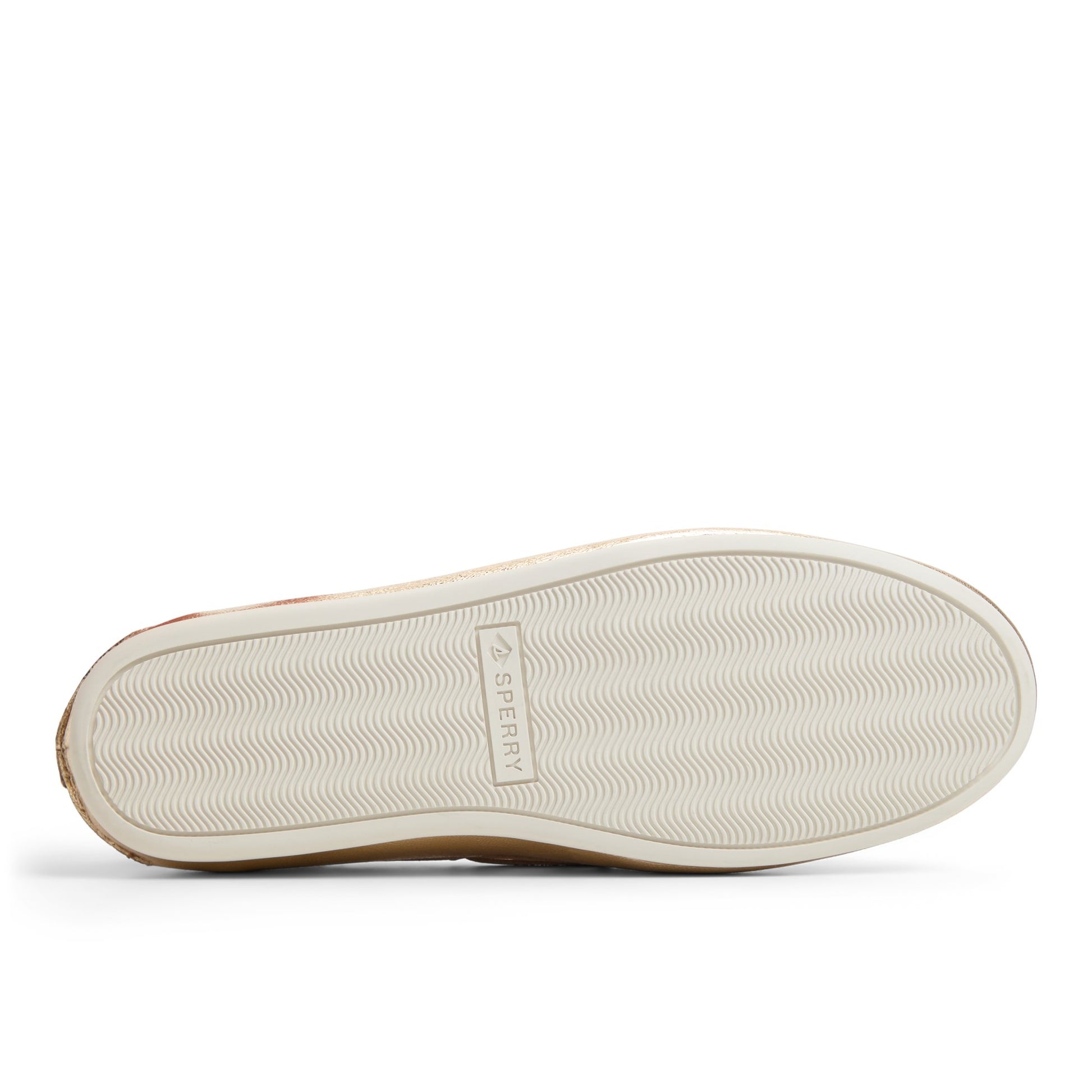 Close-up of the Gold Slim Boat Shoe Boat Shoes