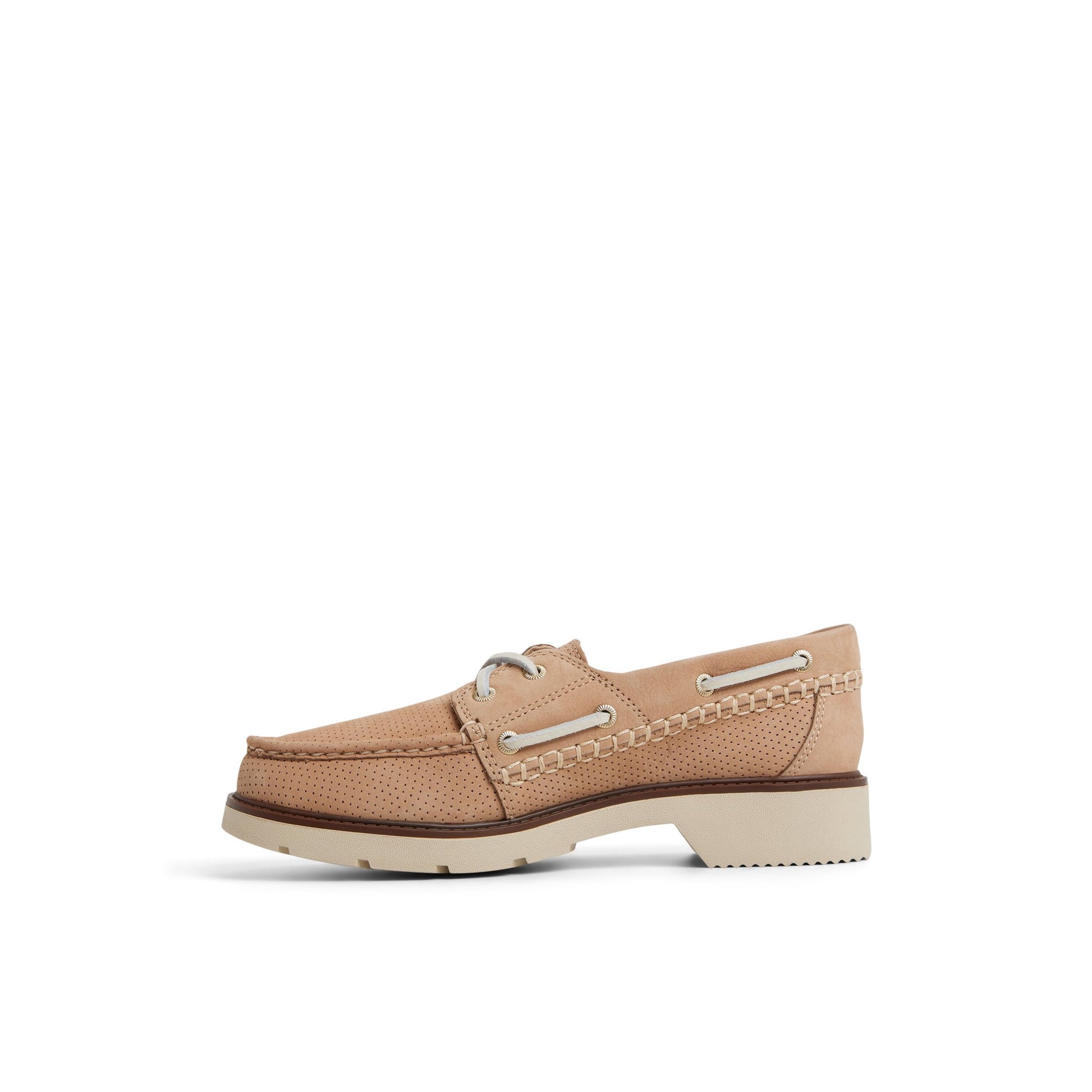 Three-quarter angle of Sand Wells Boat Shoe Boat Shoes's back side