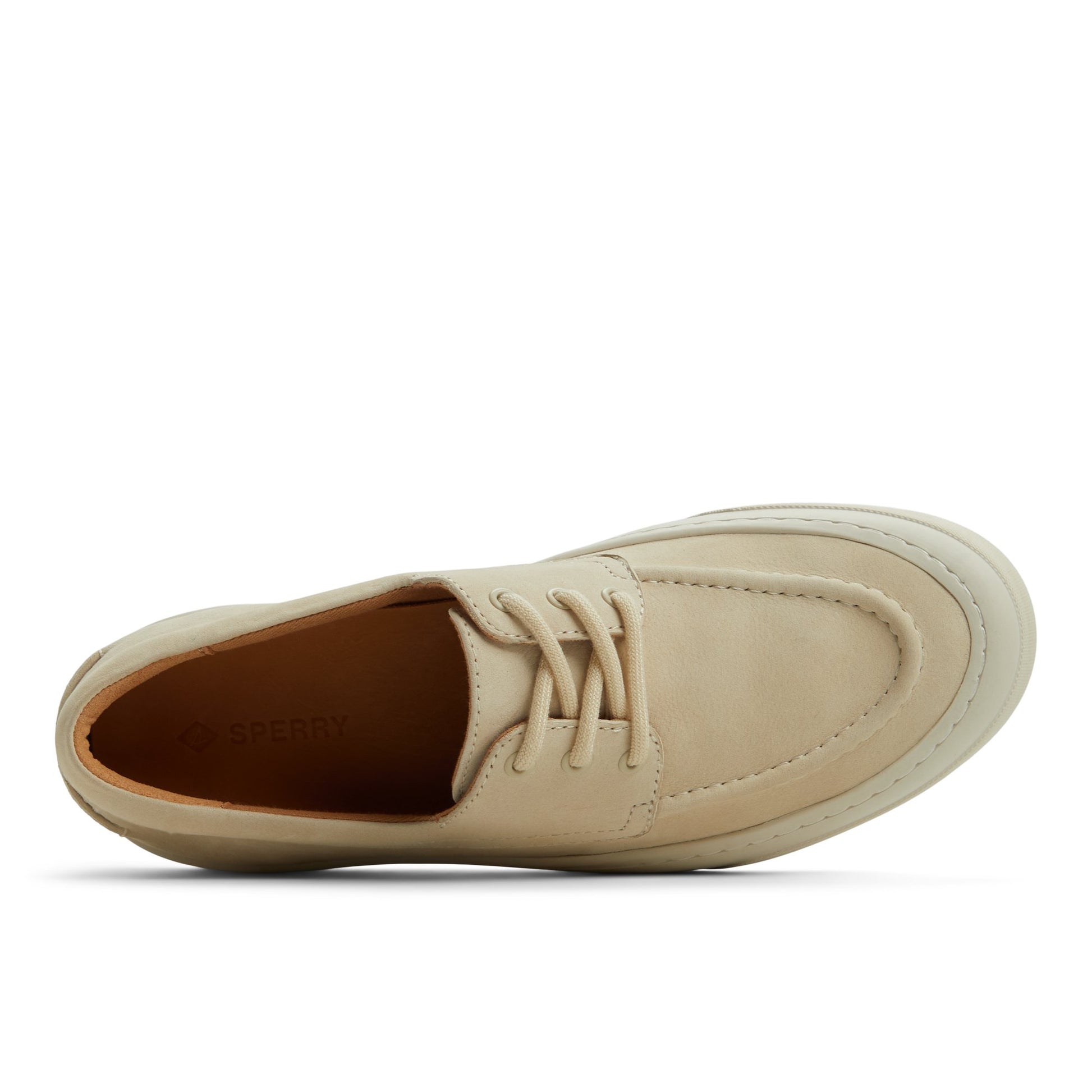 Top-down view of the Other Beige Candy Boat Shoes Boat Shoes
