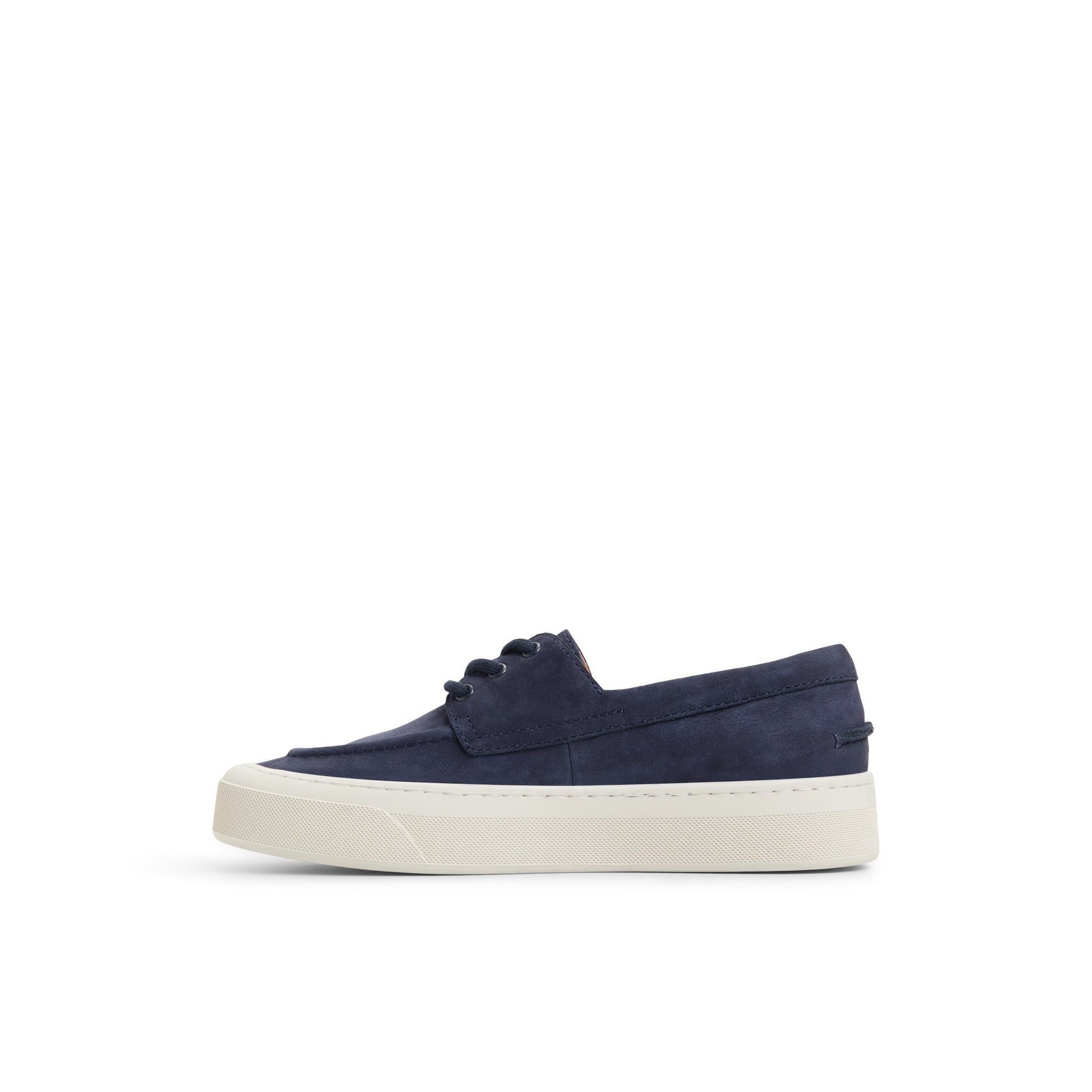 Three-quarter angle of Navy Candy Boat Shoes Boat Shoes's back side