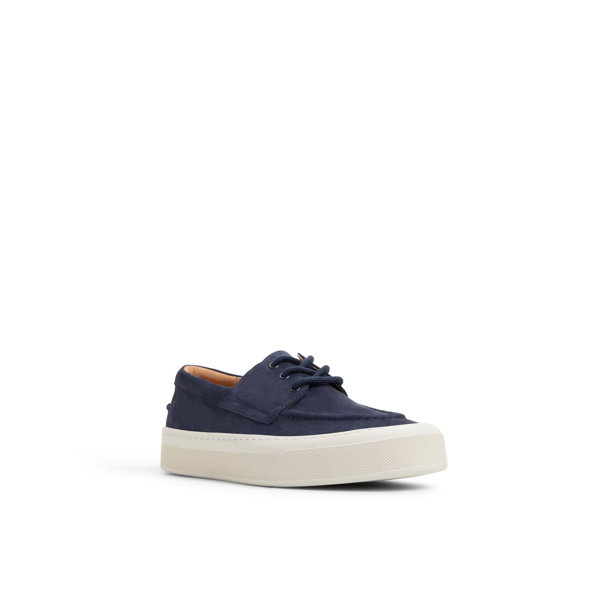 Side view of Navy Candy Boat Shoes Boat Shoes