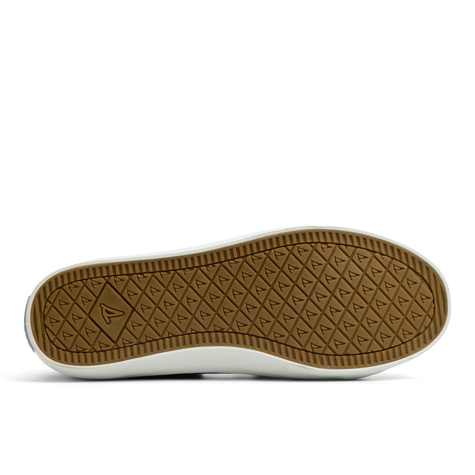 Close-up of the Navy Crest Vibe Knit Sneaker Low Top Sneakers