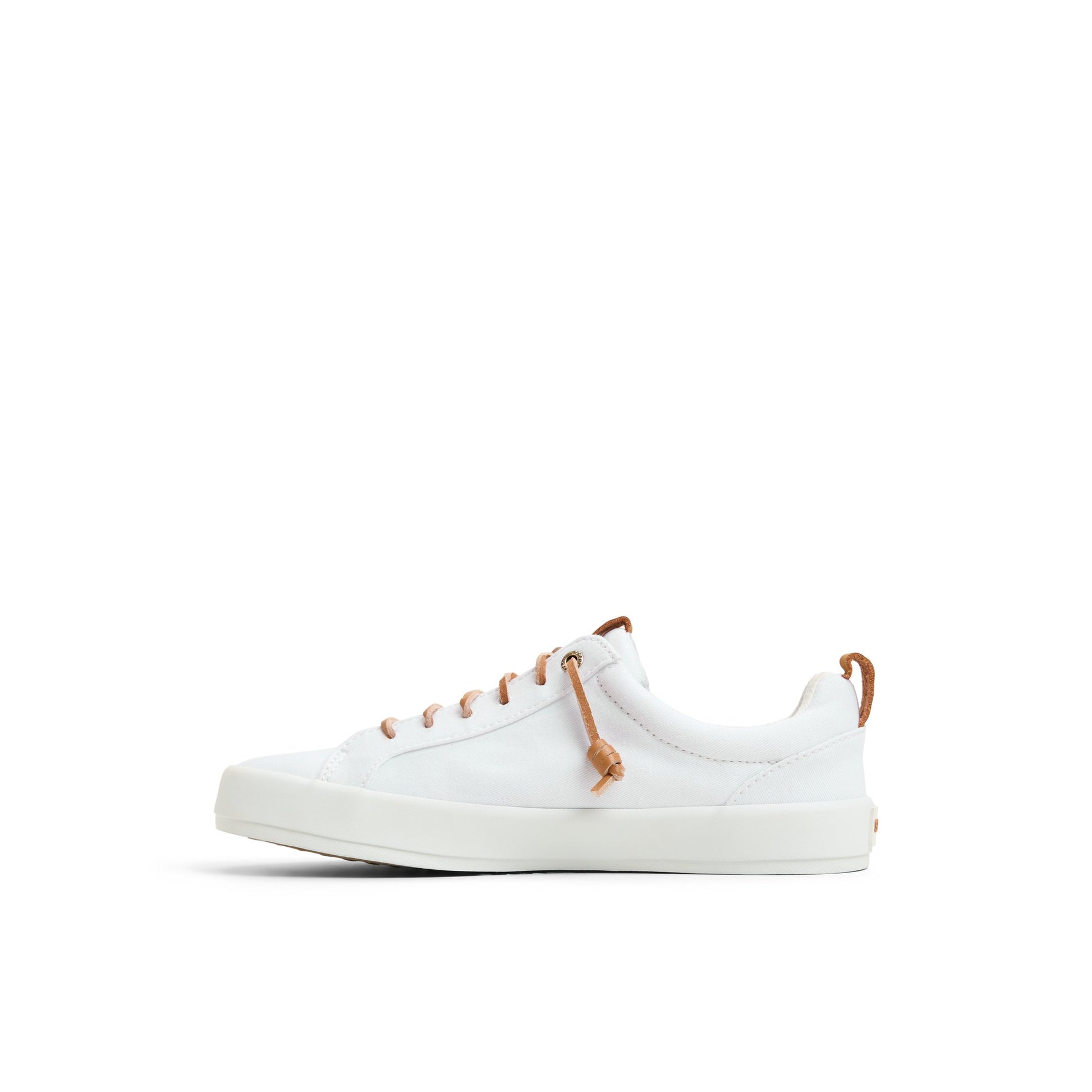 Three-quarter angle of White Bermuda Beach Sneaker Low Top Sneakers's back side