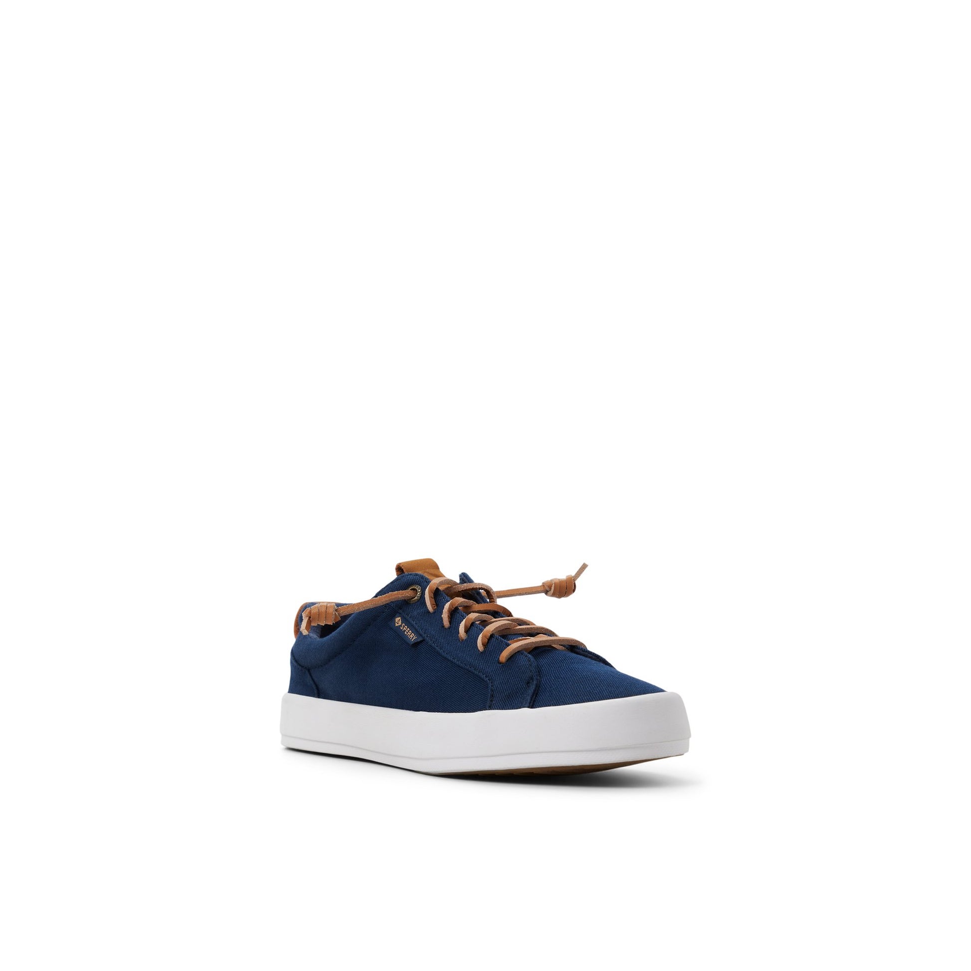 Side view of Navy Bermuda Beach Sneaker Low Top Sneakers