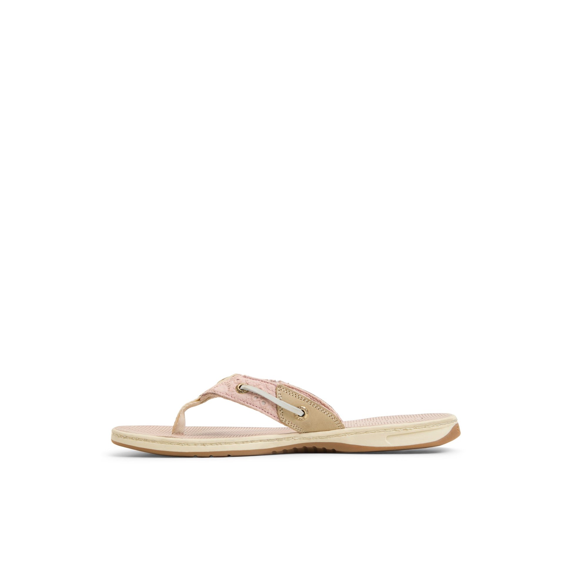 Three-quarter angle of Rose Seafish Flip Flop Sandal Flip Flop Thong Sandals's back side