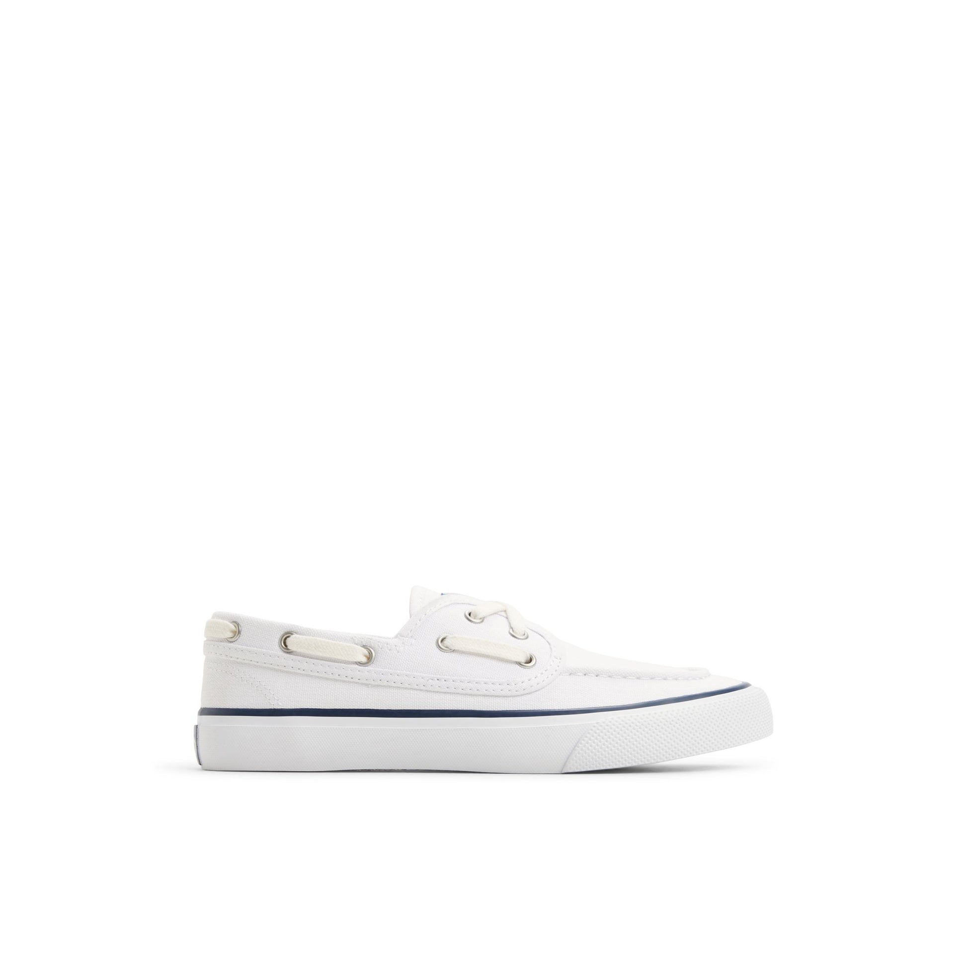 Main View of White Seamate Boat Shoe Sneaker Boat Shoes for Womens