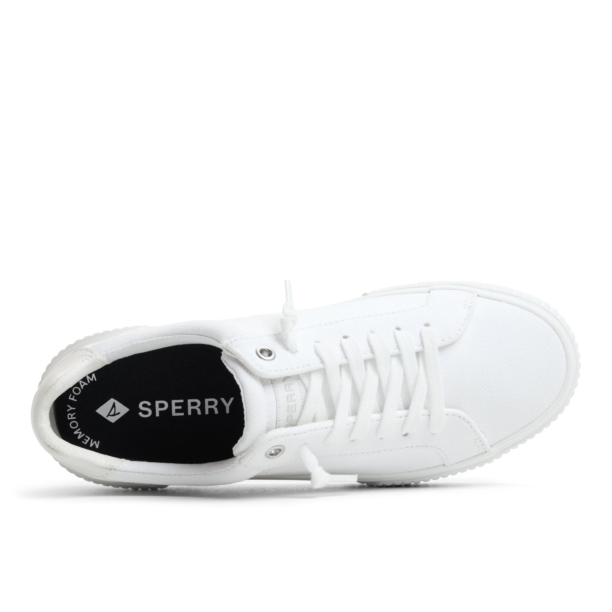 Bermuda Lace to Toe Platform Sneakers White | Sperry