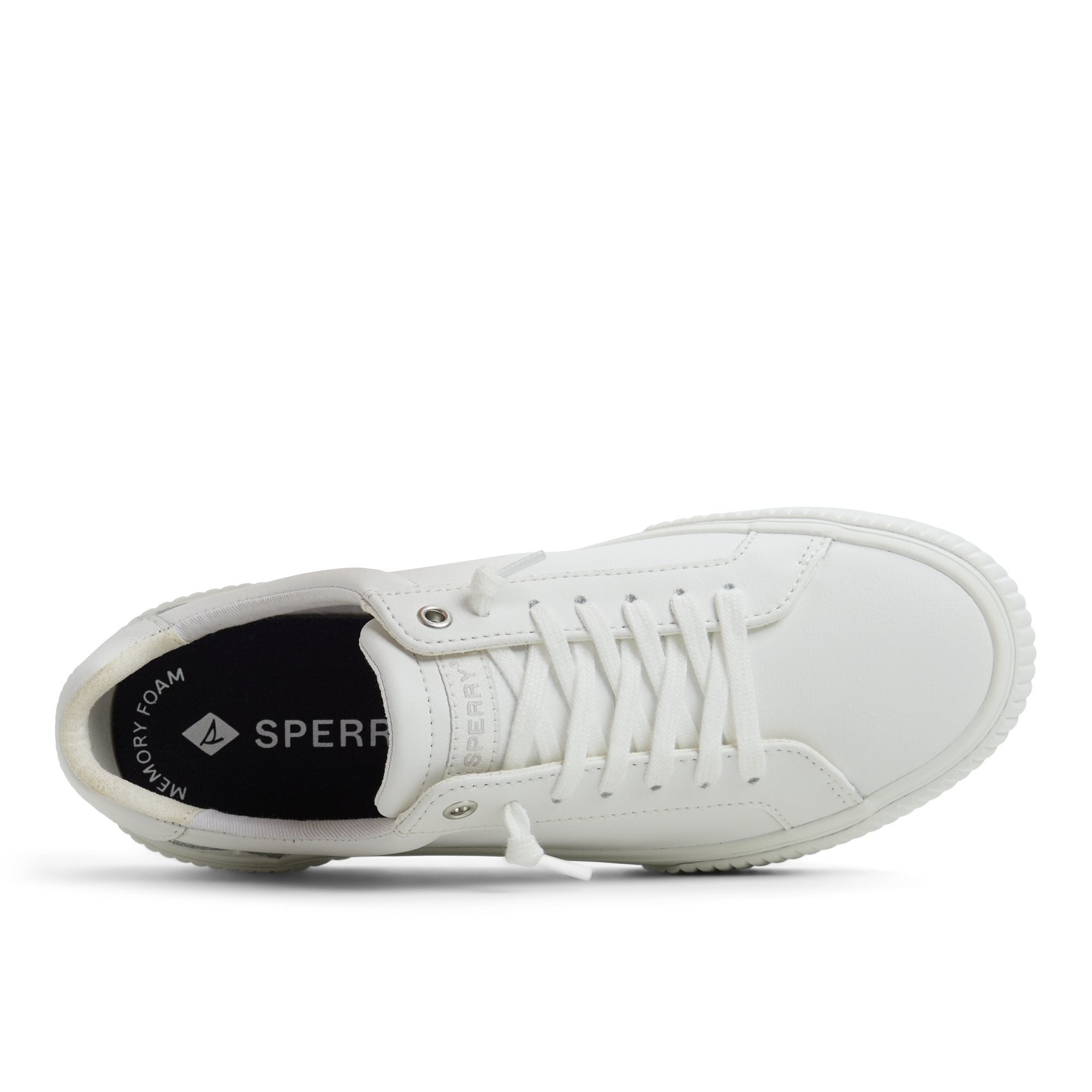 Bermuda Lace to Toe Platform Sneakers White | Sperry