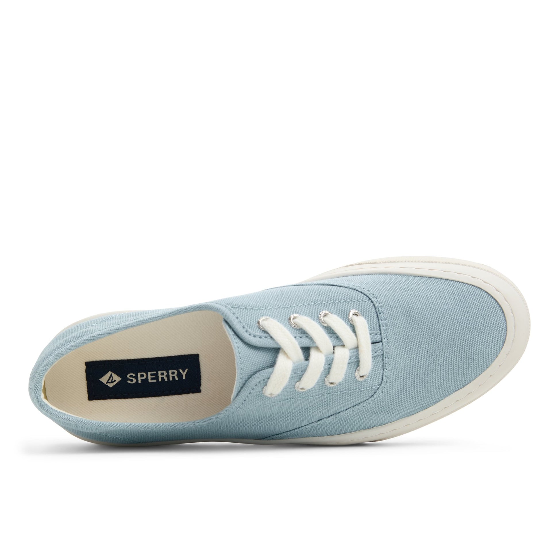 Top-down view of the Light Blue Candy CVO Sneakers Low Top Sneakers