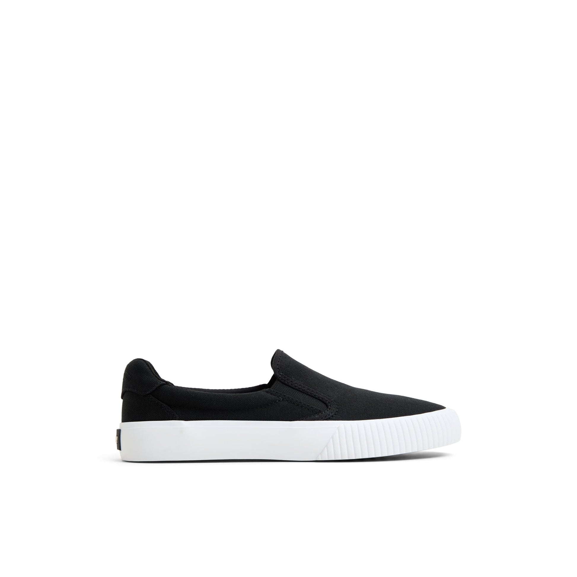 Main View of Black Bermunda Slip-on Sneaker Low Top Sneakers for Womens