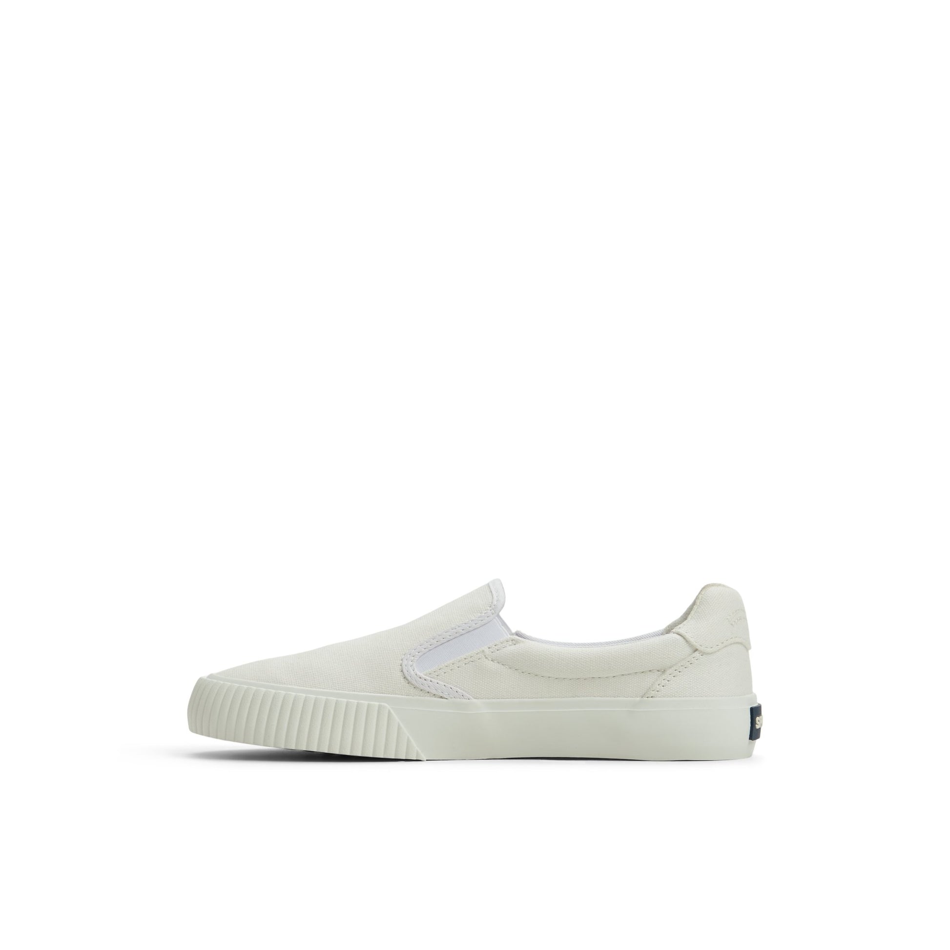Three-quarter angle of White Bermunda Slip-on Sneaker Low Top Sneakers's back side