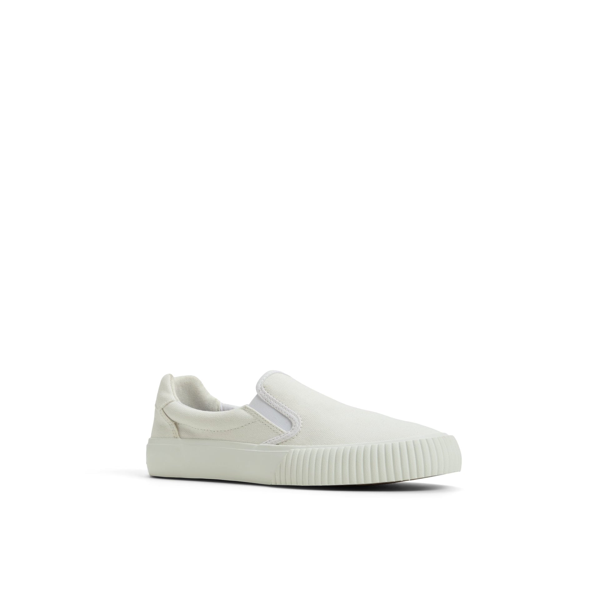 Side view of White Bermunda Slip-on Sneaker Low Top Sneakers