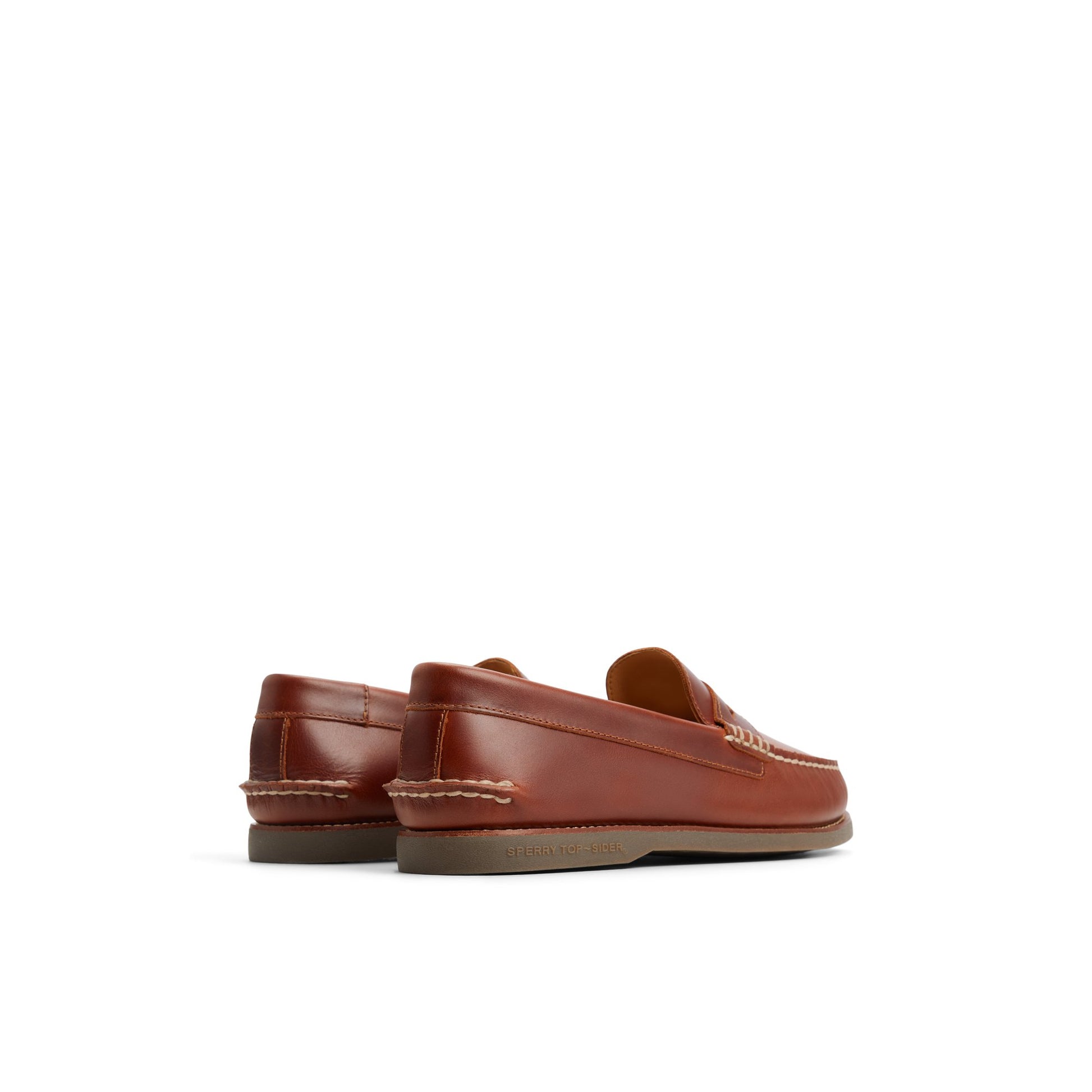 Three-quarter angle of Tan Cambridge Loafer Loafer Moccasin Casual Shoes's front side