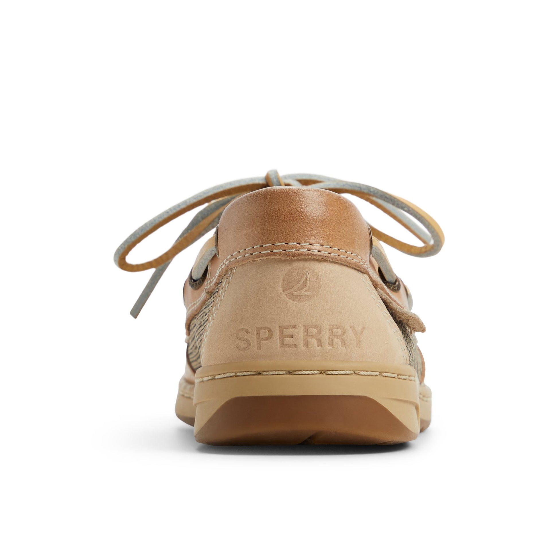 Three-quarter angle of Linen multi Bluefish 2 Eye Boat Shoe Boat Shoes's front side