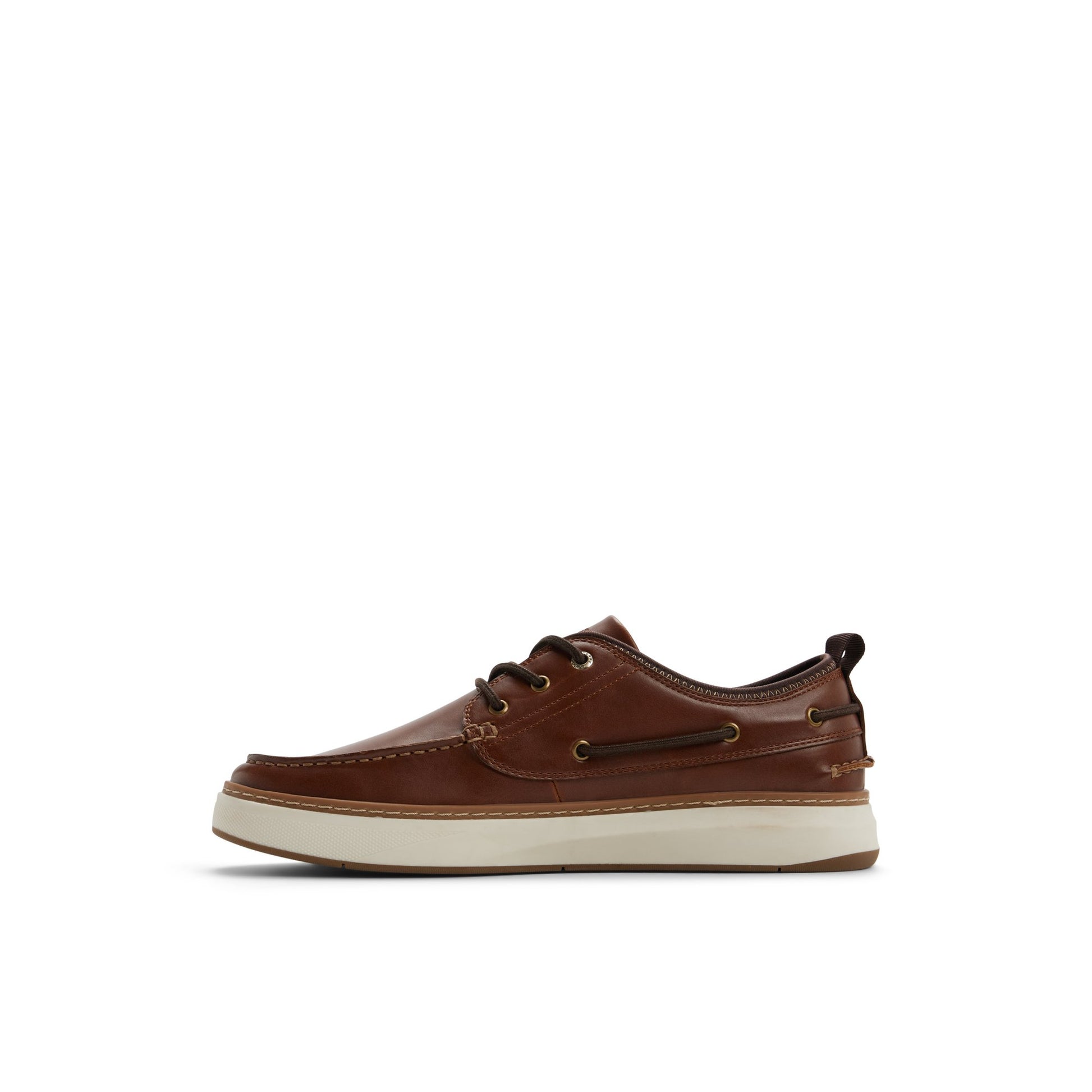 Three-quarter angle of Other Red Mocneo Boat Shoe Low Top Sneakers's back side